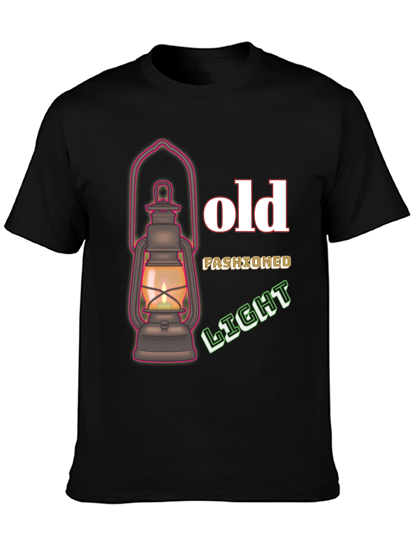 Old Fashioned Lantern Light T-Shirt