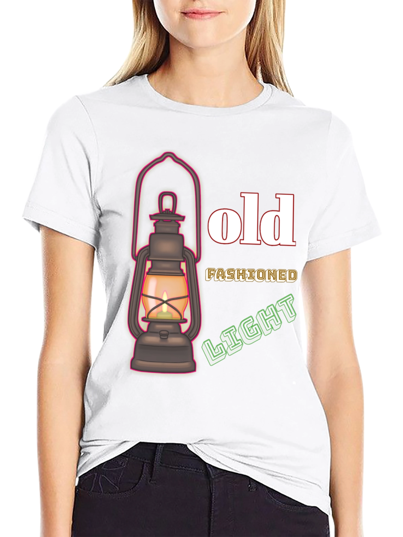 Old Fashioned Lantern Light T-Shirt