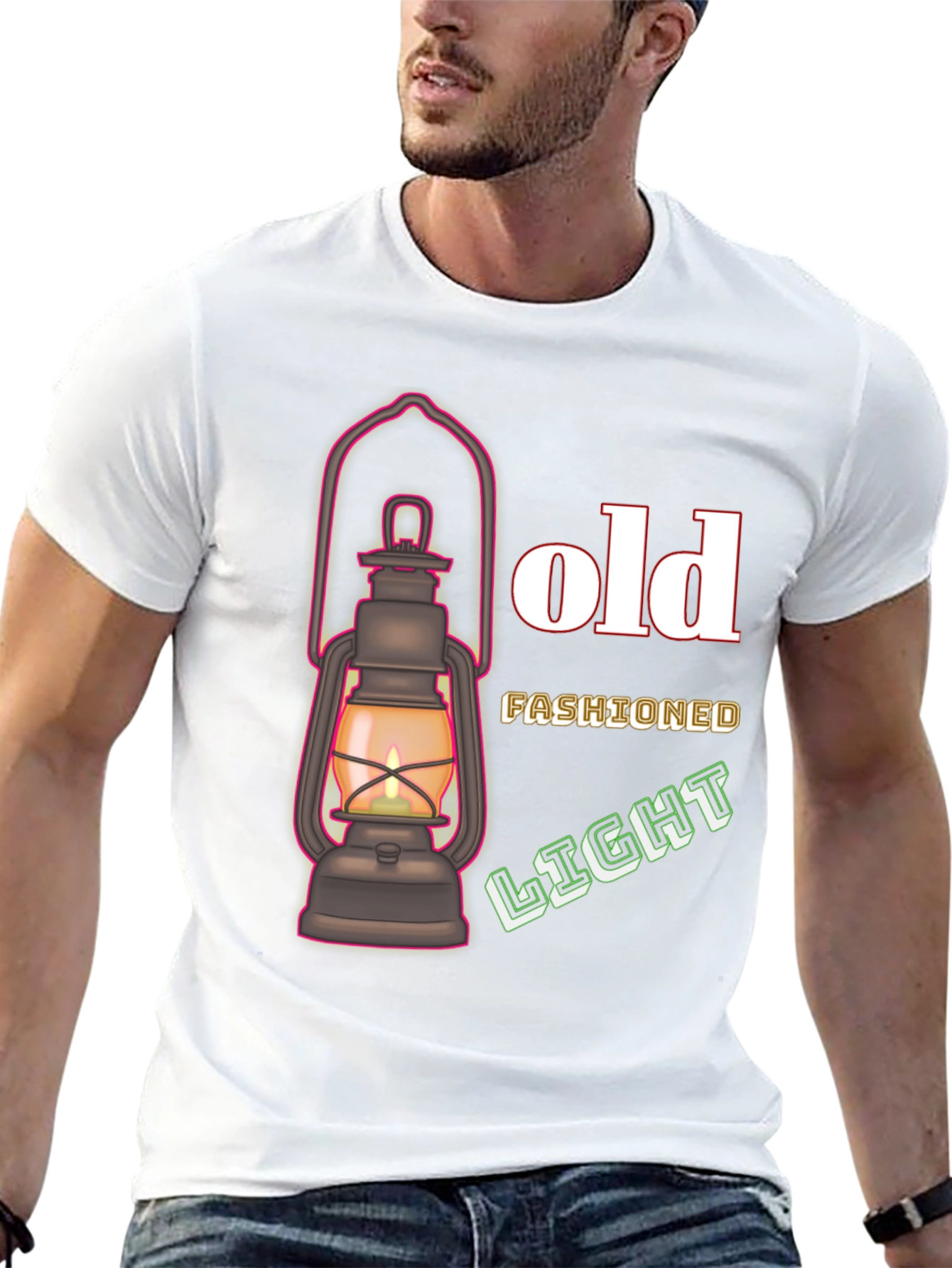 Old Fashioned Lantern Light T-Shirt