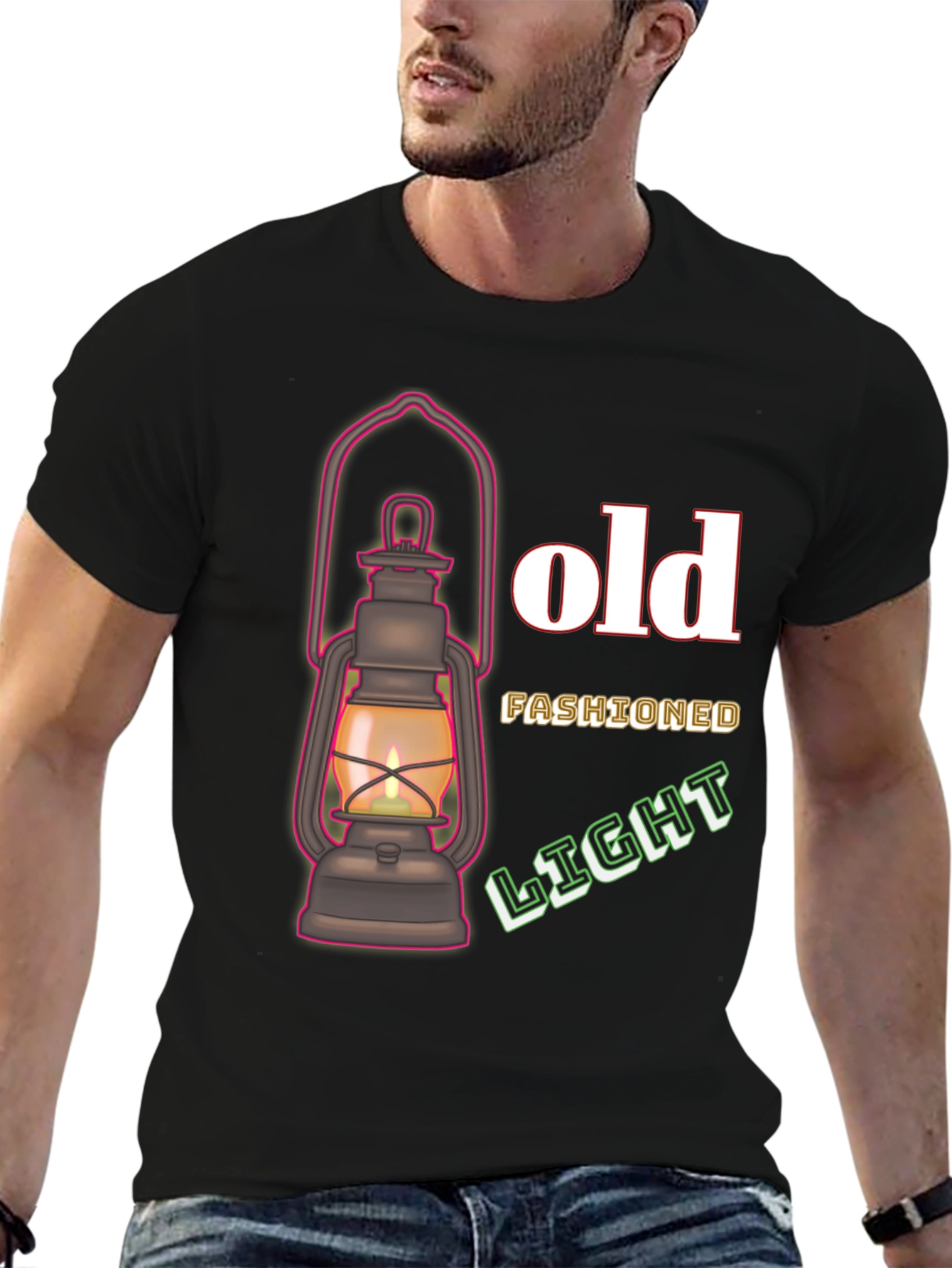 Old Fashioned Lantern Light T-Shirt