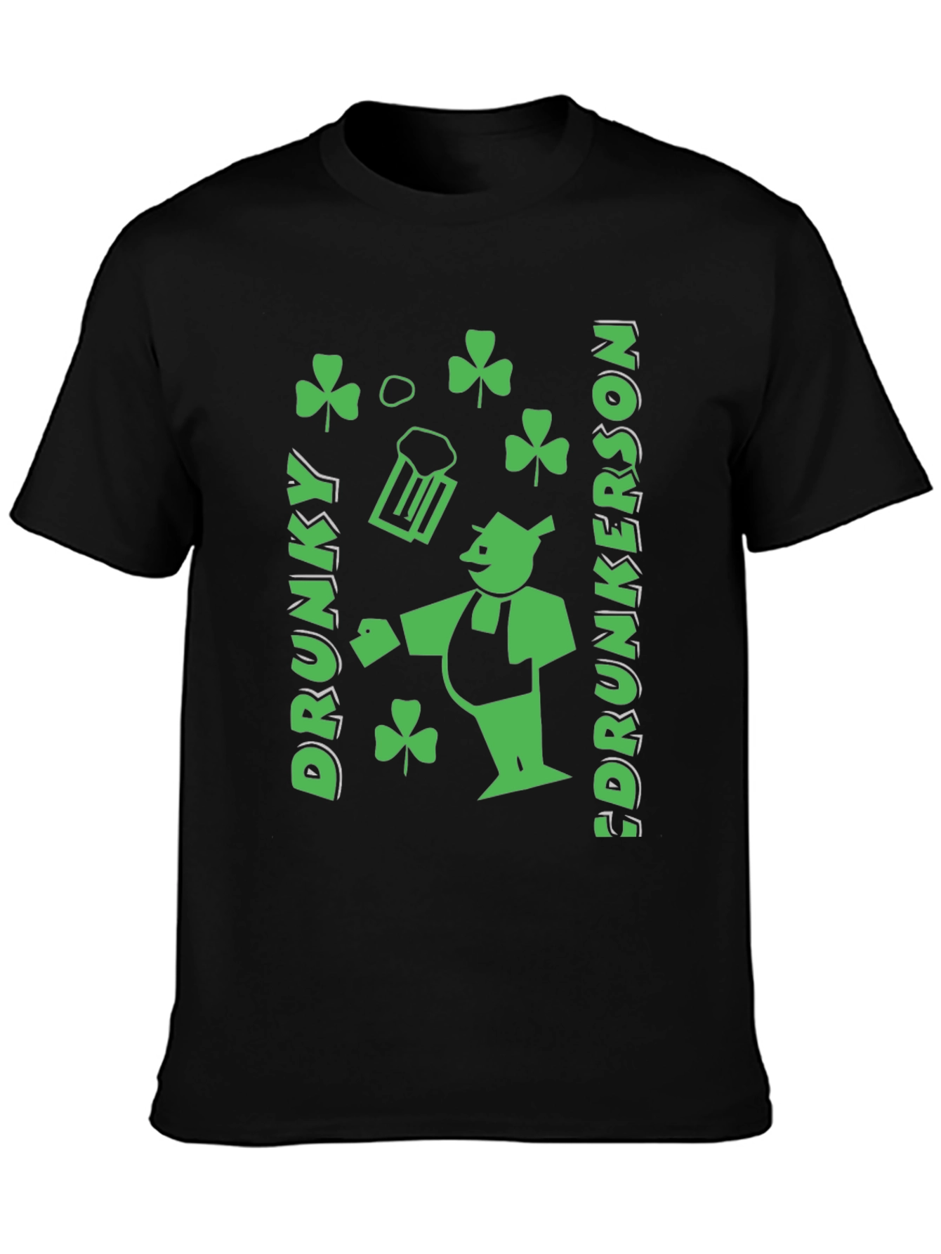 Drunky Drunkerson St Patricks Day Graphic Tee