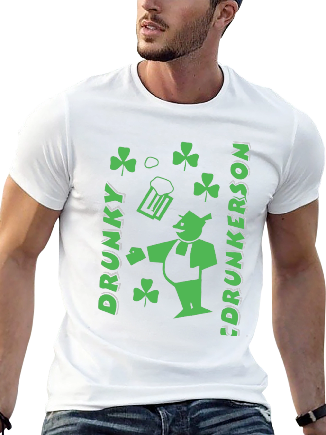Drunky Drunkerson St Patricks Day Graphic Tee