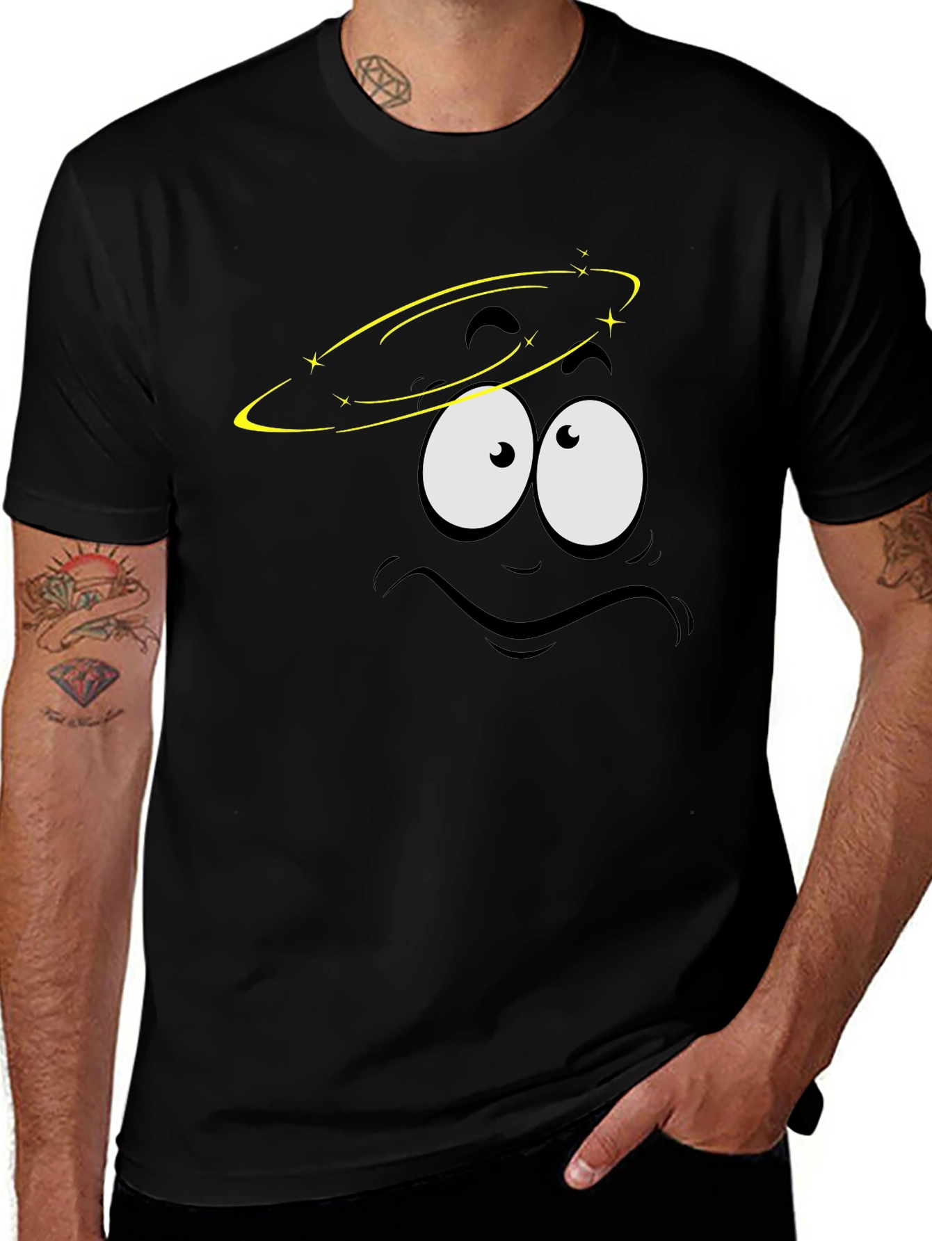 Dizzy Face Graphic T-Shirt - Soft Cotton Tee