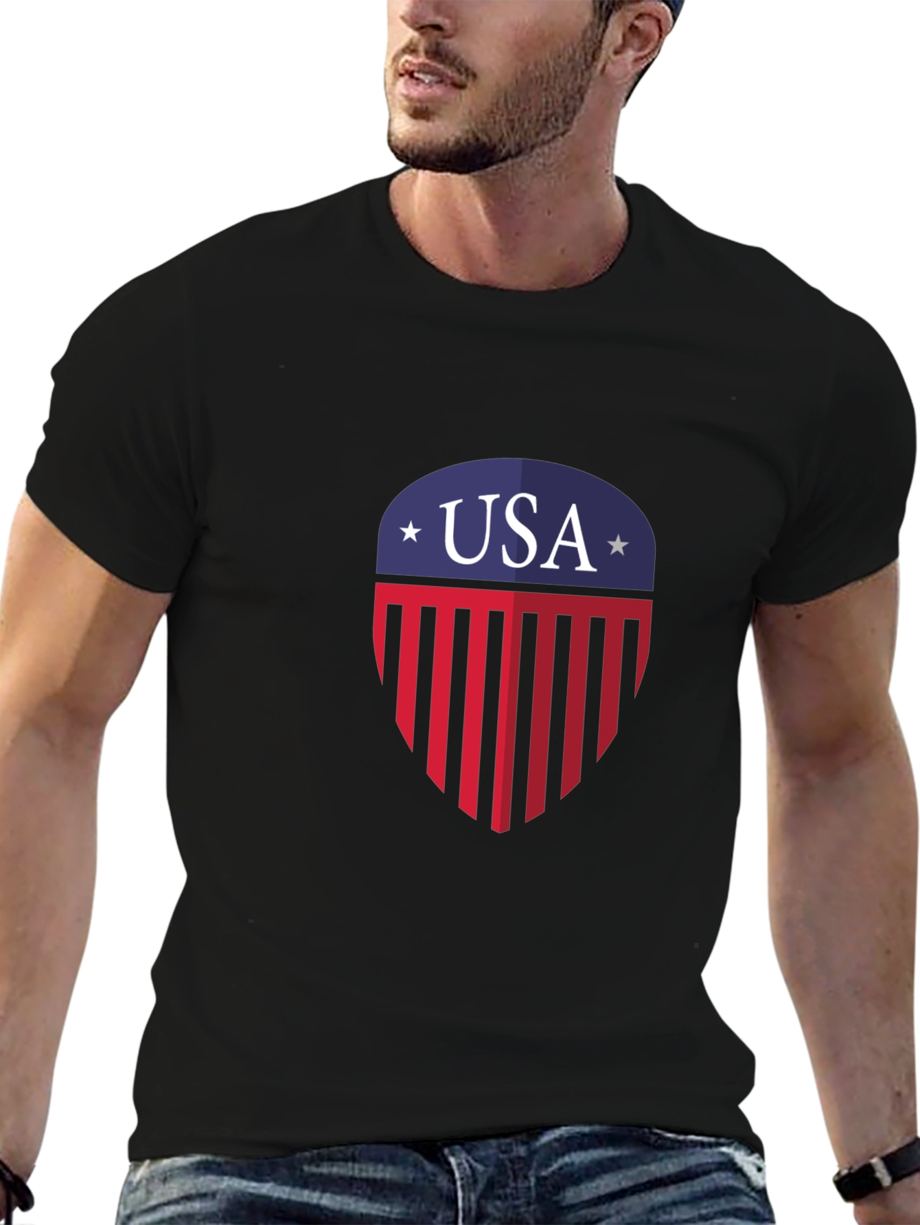 USA Shield Graphic T-Shirt
