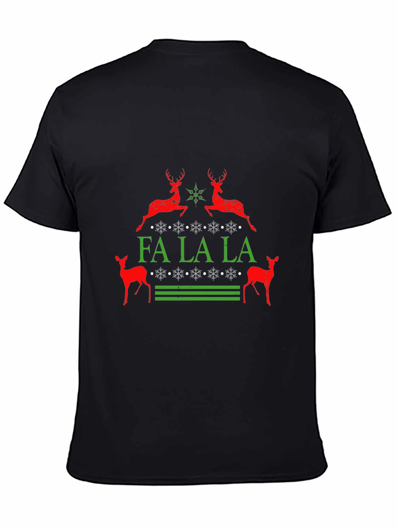 Fa La La Reindeer Christmas T-Shirt