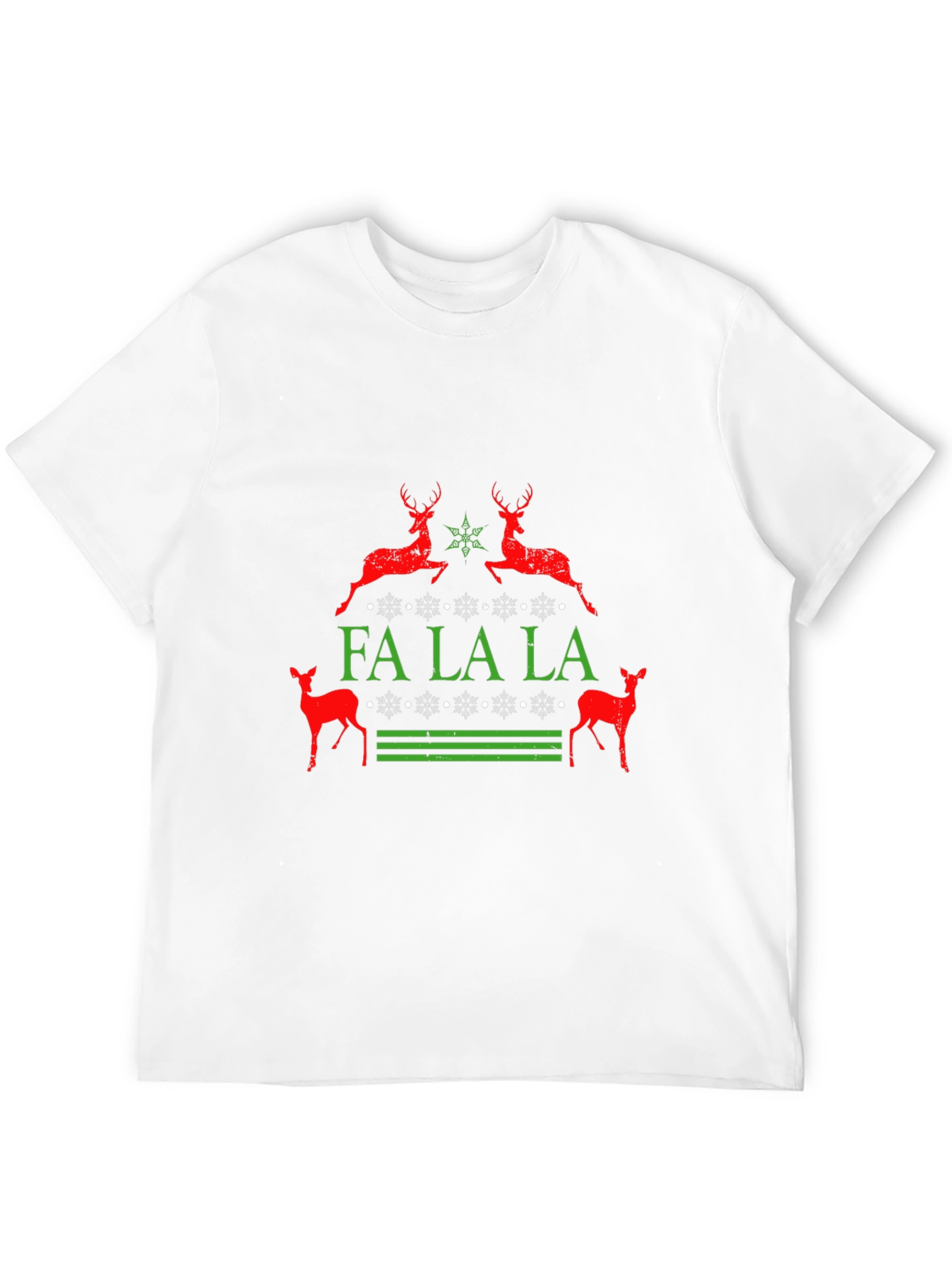 Fa La La Reindeer Christmas T-Shirt