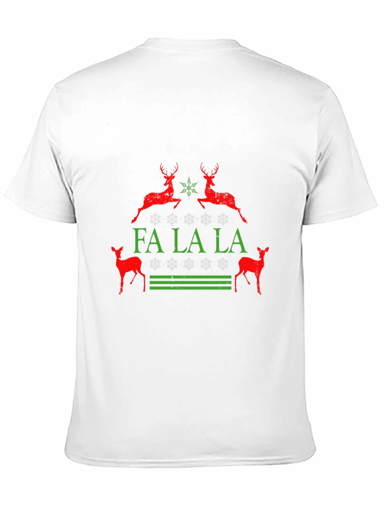 Fa La La Reindeer Christmas T-Shirt