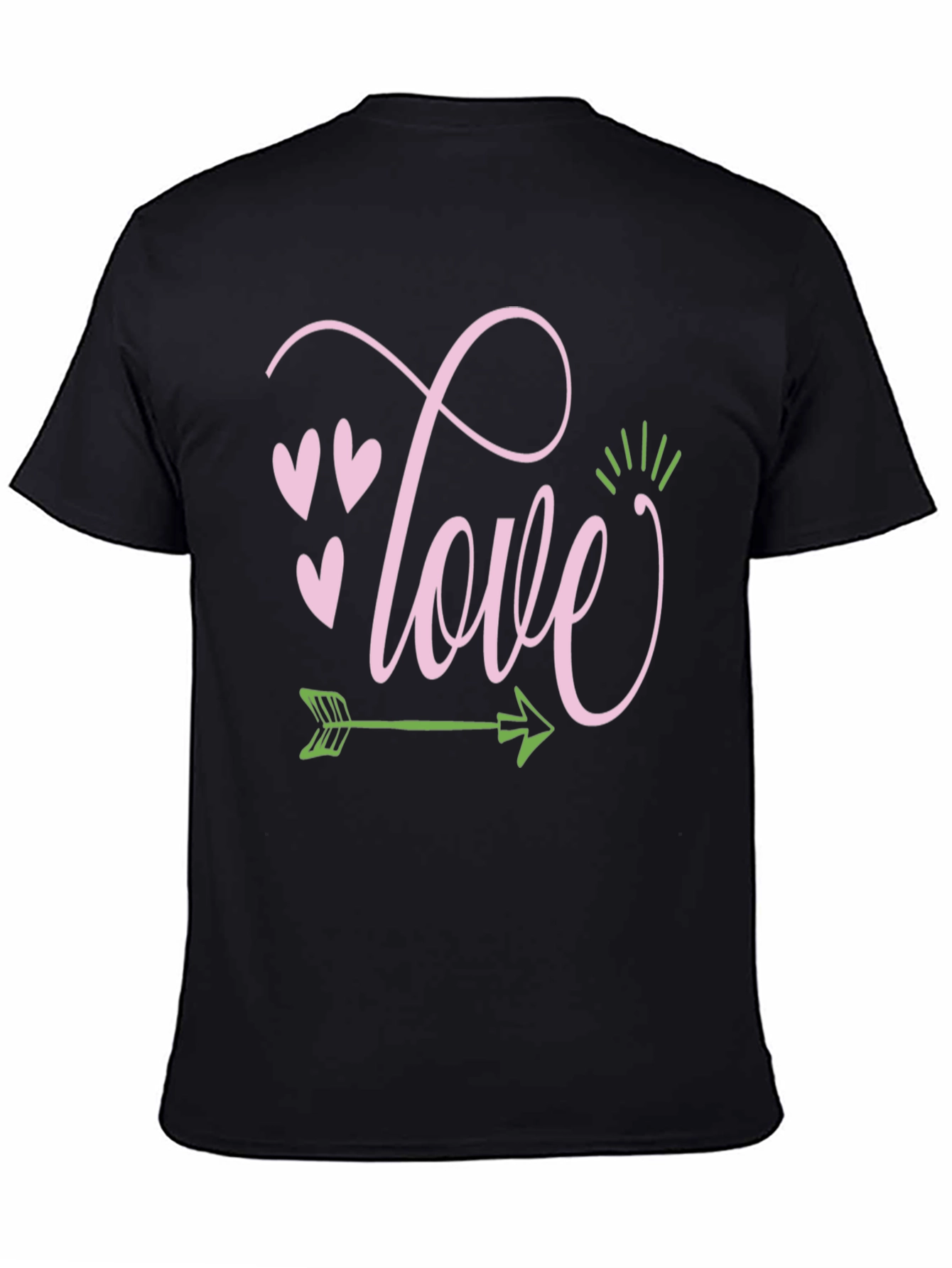 Love Arrow Graphic Tee - Black