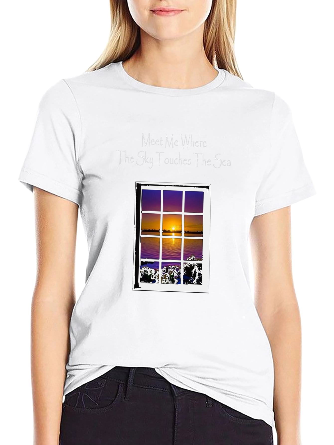 Meet Me Where Sky Touches Sea T-Shirt
