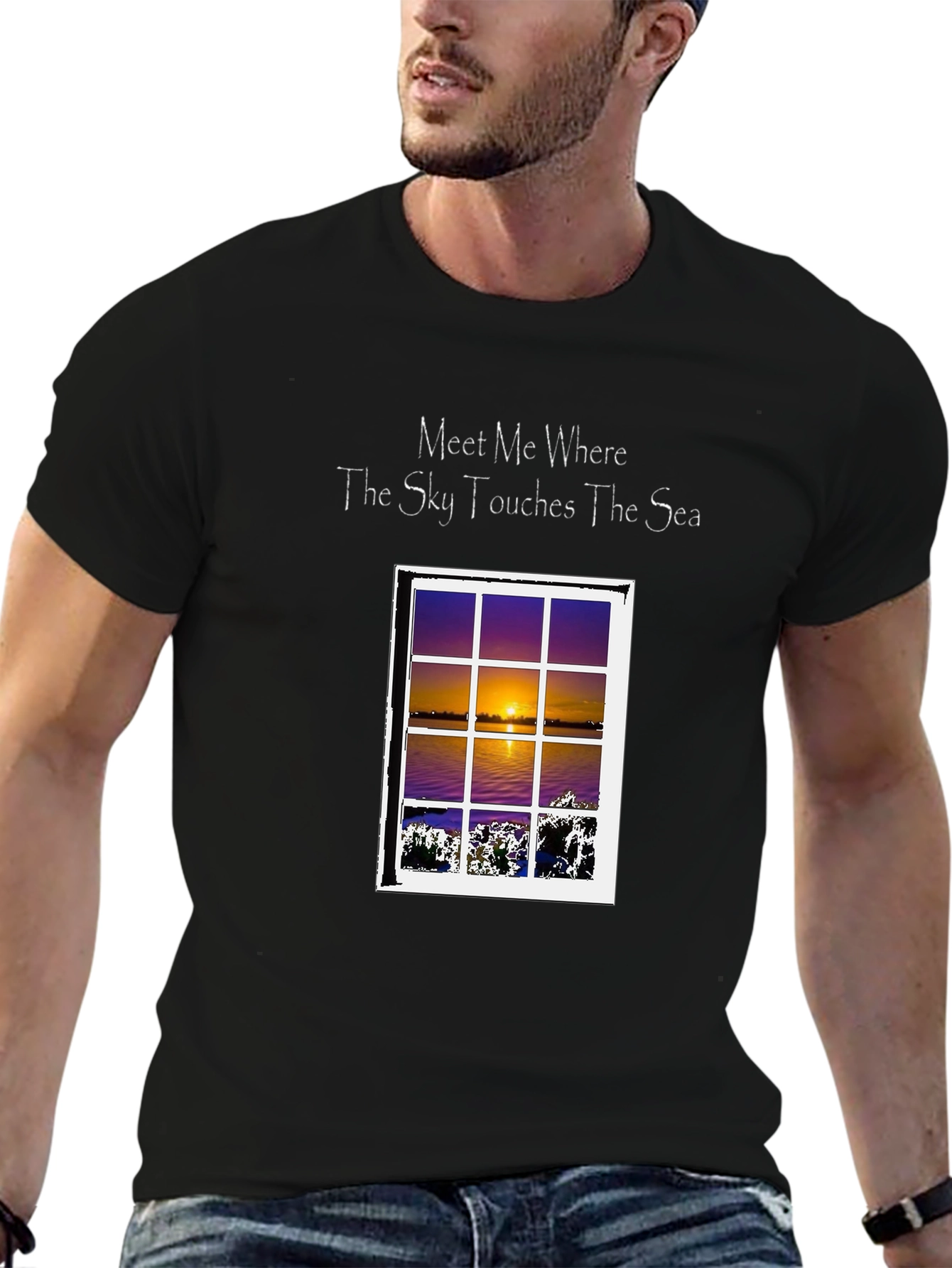 Meet Me Where Sky Touches Sea T-Shirt