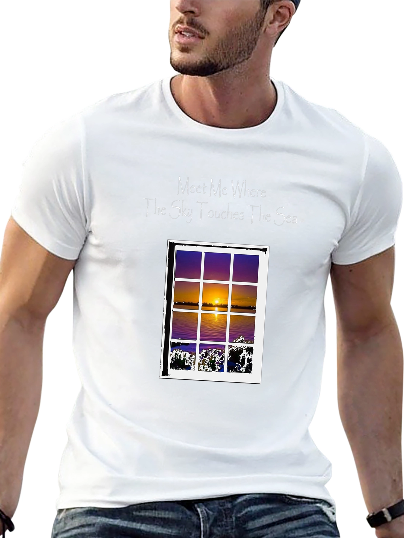 Meet Me Where Sky Touches Sea T-Shirt