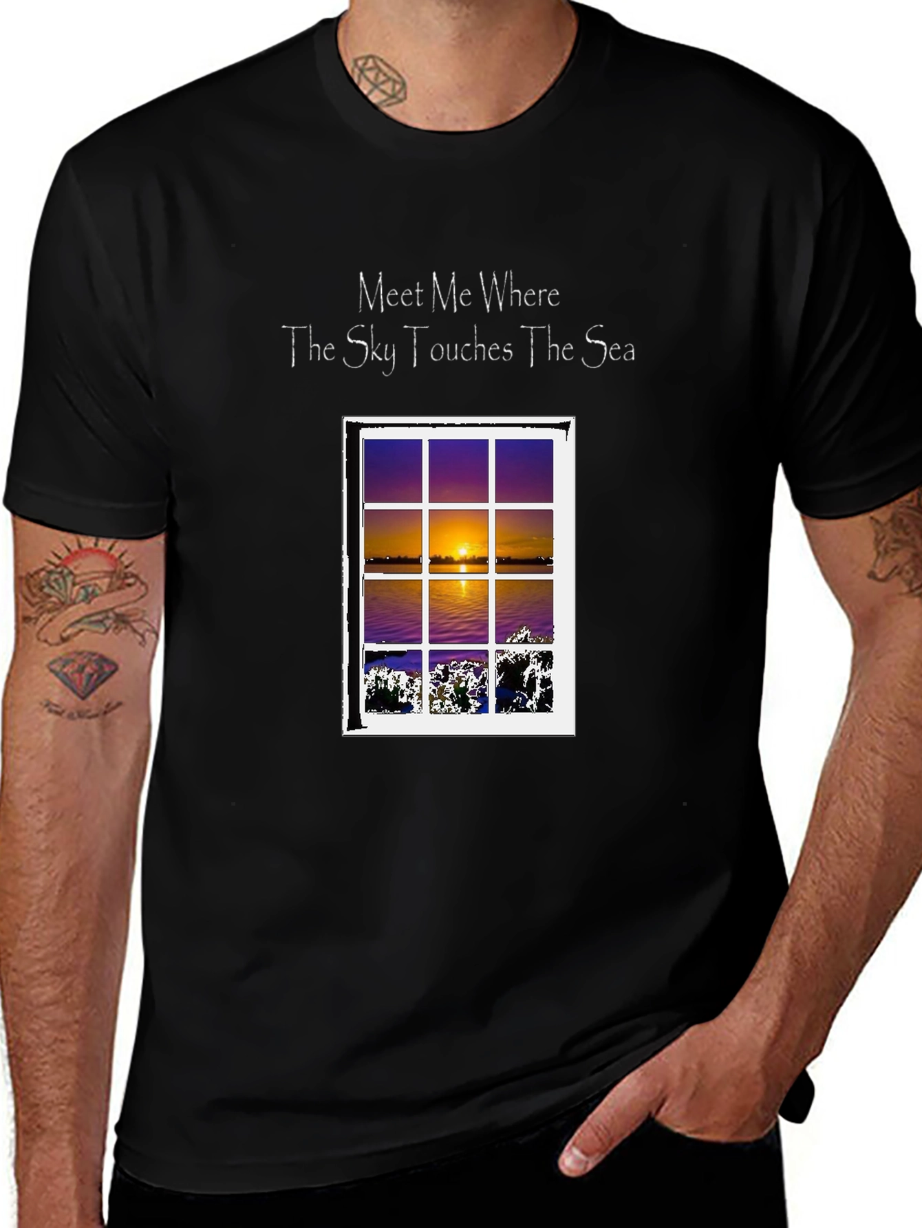 Meet Me Where Sky Touches Sea T-Shirt