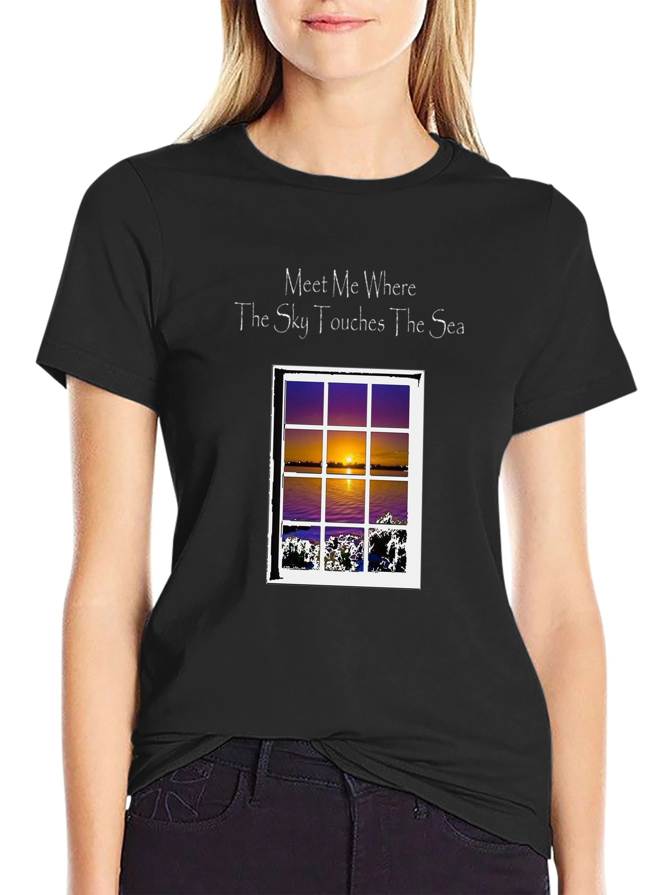 Meet Me Where Sky Touches Sea T-Shirt