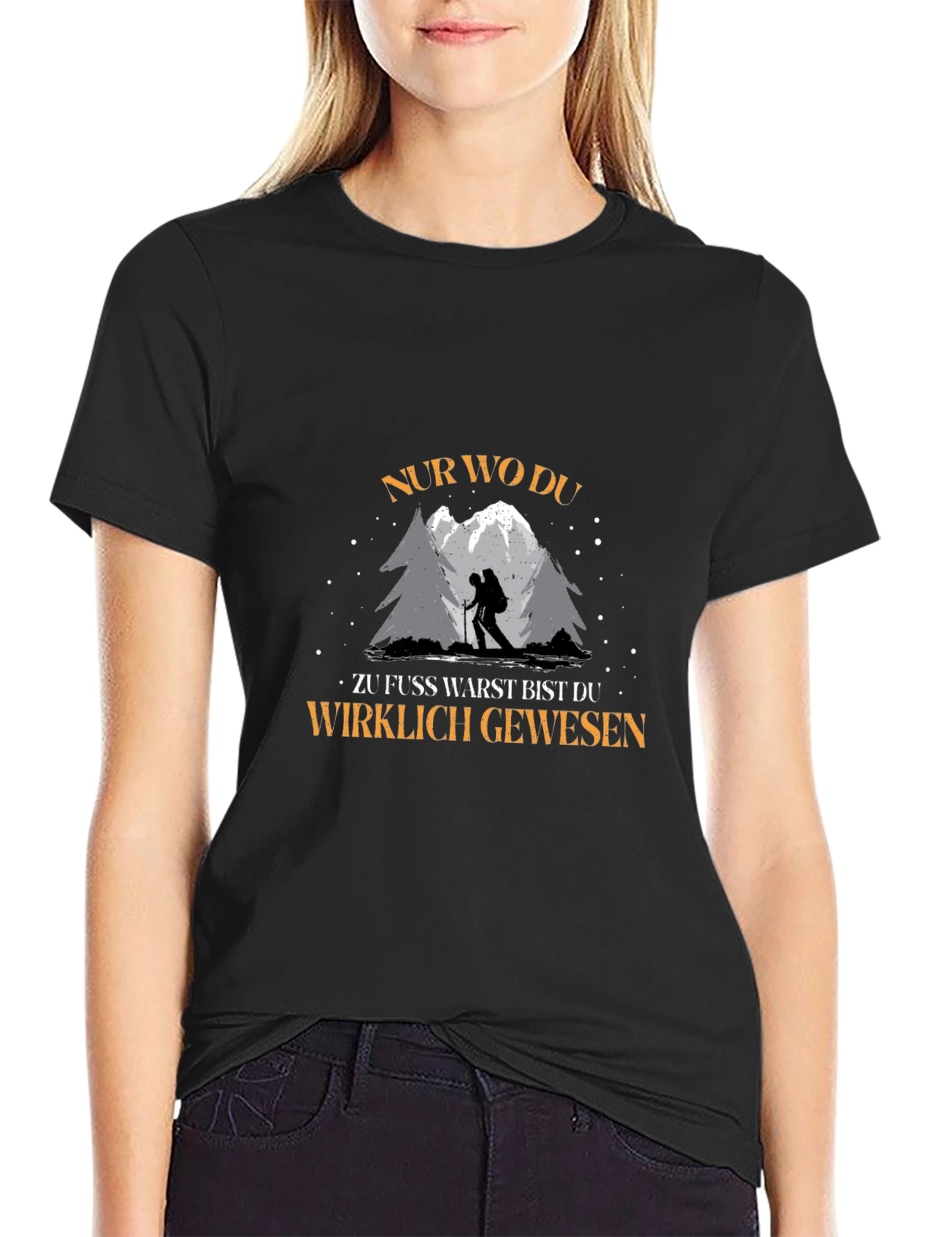 Hiking Adventure T-Shirt - Nur Wo Du Wirklich Gewesen