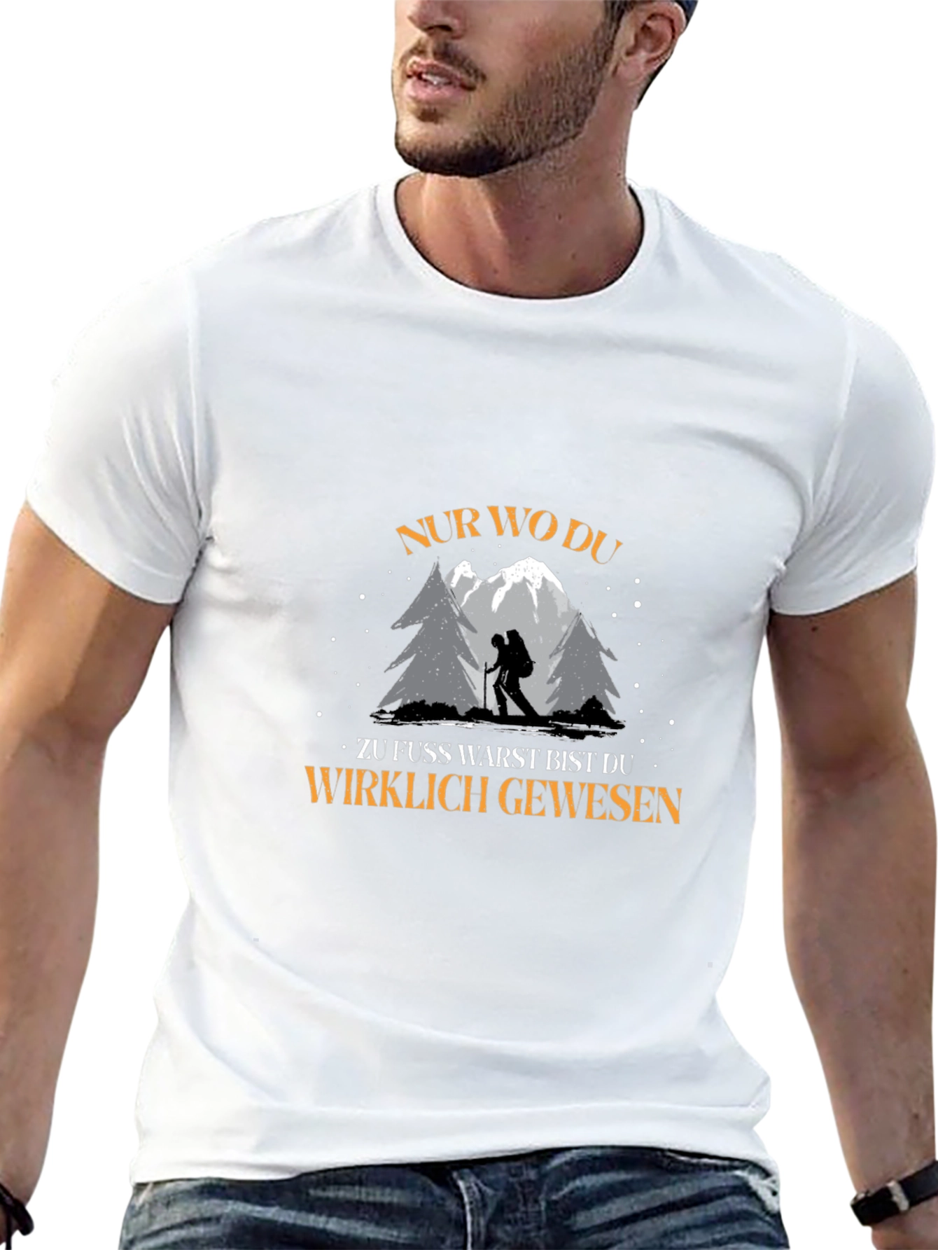Hiking Adventure T-Shirt - Nur Wo Du Wirklich Gewesen