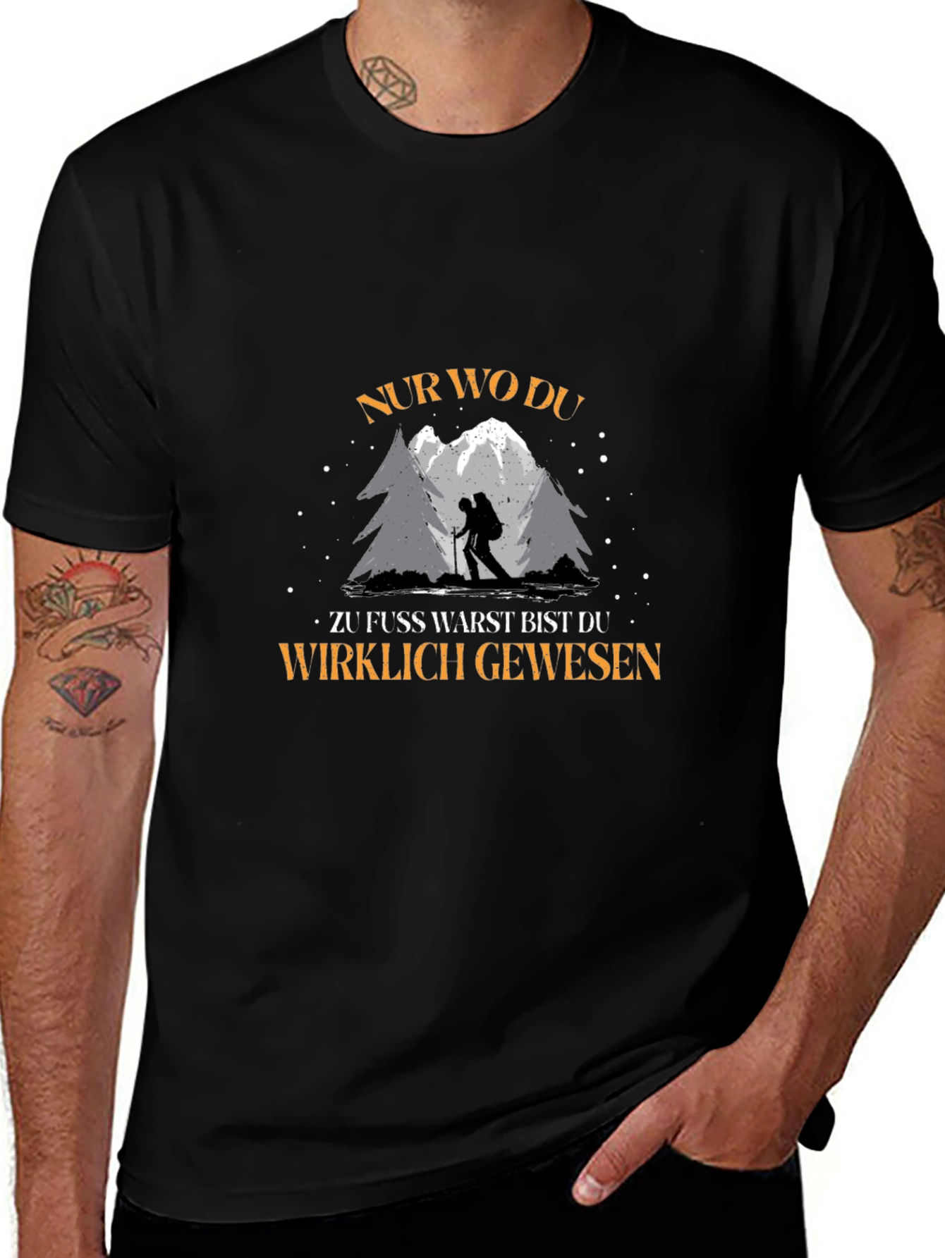 Hiking Adventure T-Shirt - Nur Wo Du Wirklich Gewesen