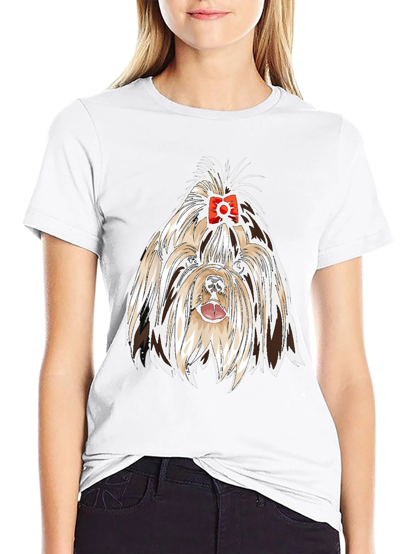 Dog Lover T-Shirt - Cute Shih Tzu Graphic Tee