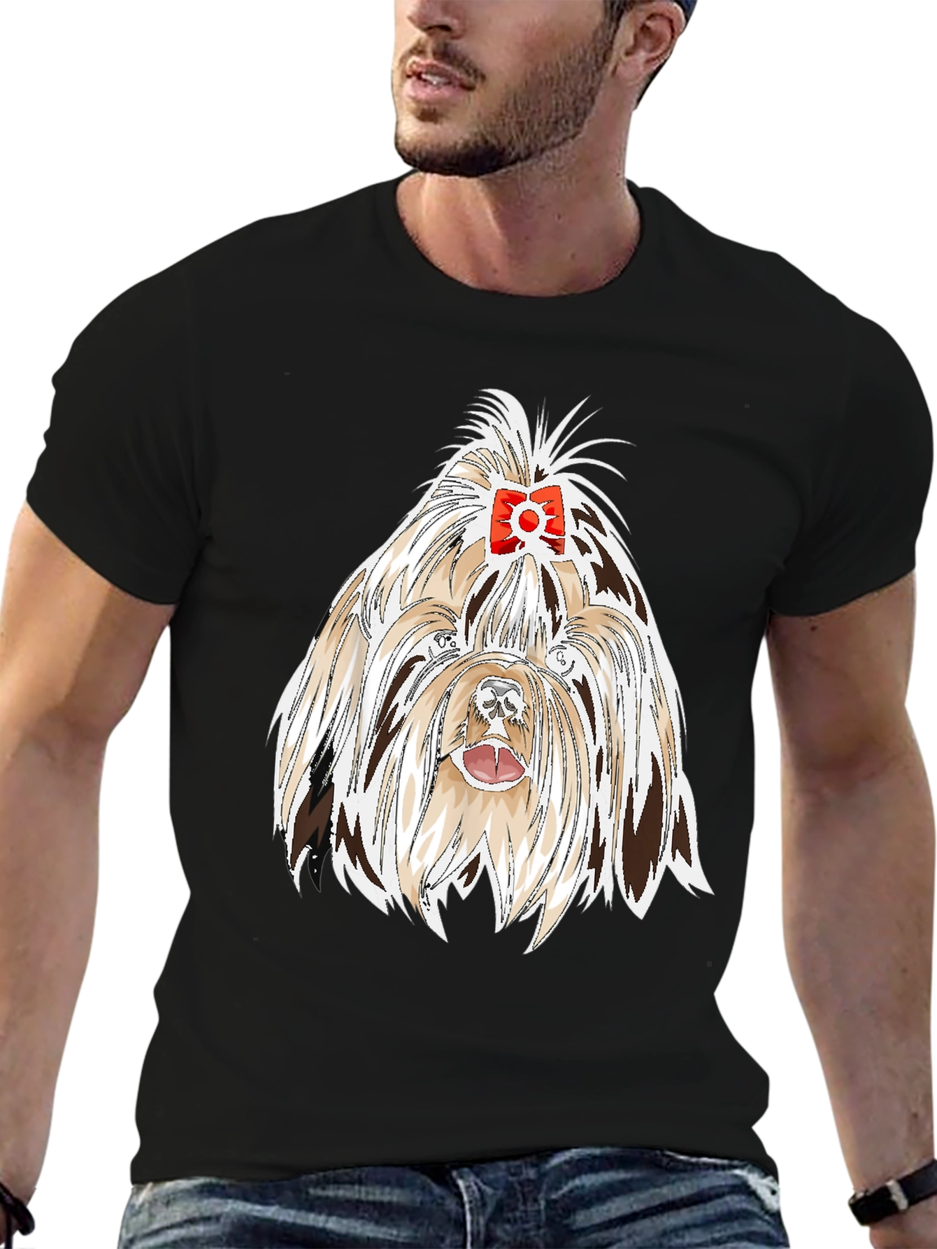 Dog Lover T-Shirt - Cute Shih Tzu Graphic Tee