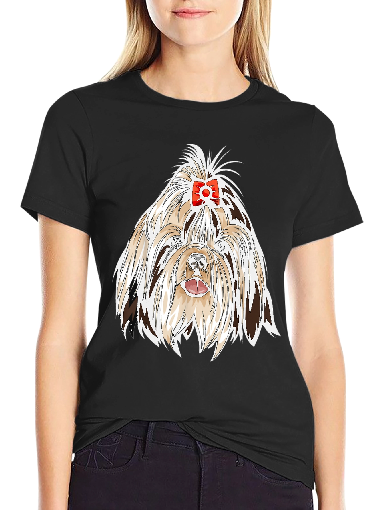 Dog Lover T-Shirt - Cute Shih Tzu Graphic Tee
