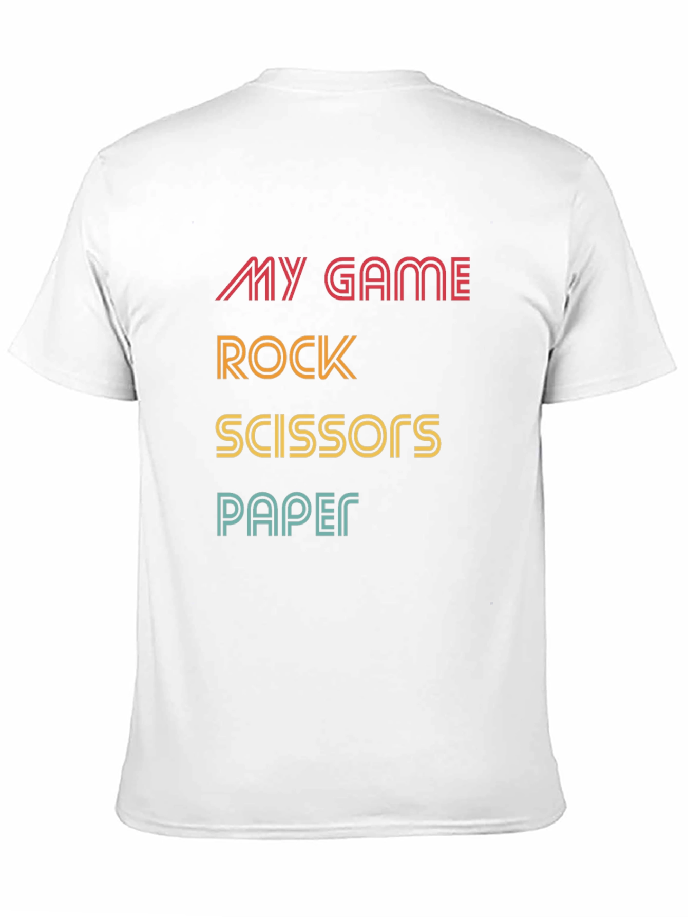 Rock Paper Scissors Graphic T-Shirt