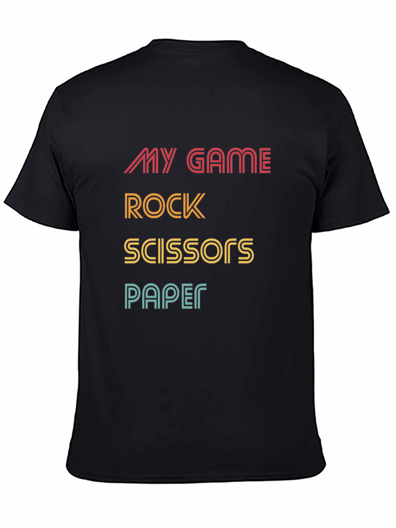 Rock Paper Scissors Graphic T-Shirt