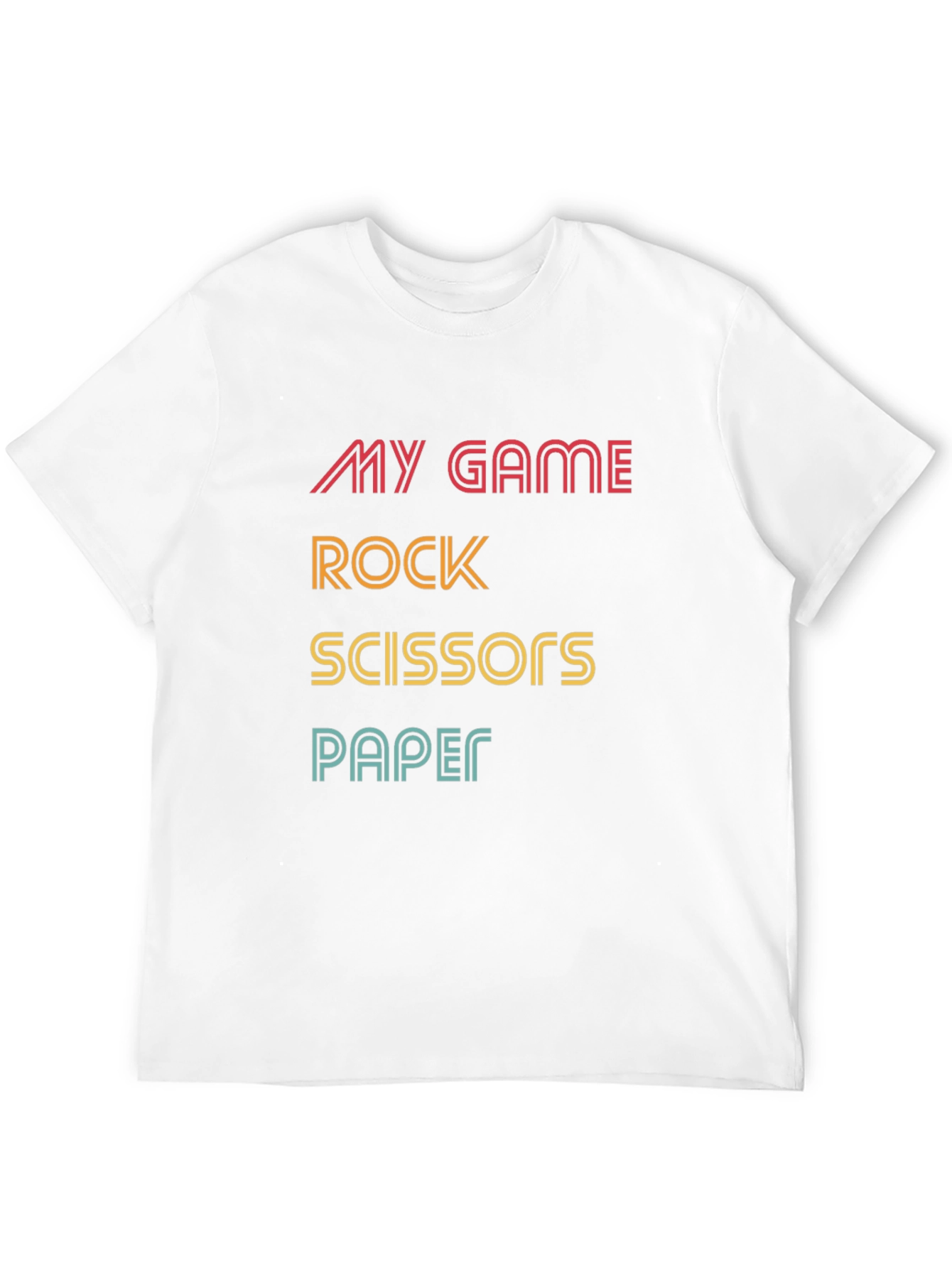 Rock Paper Scissors Graphic T-Shirt