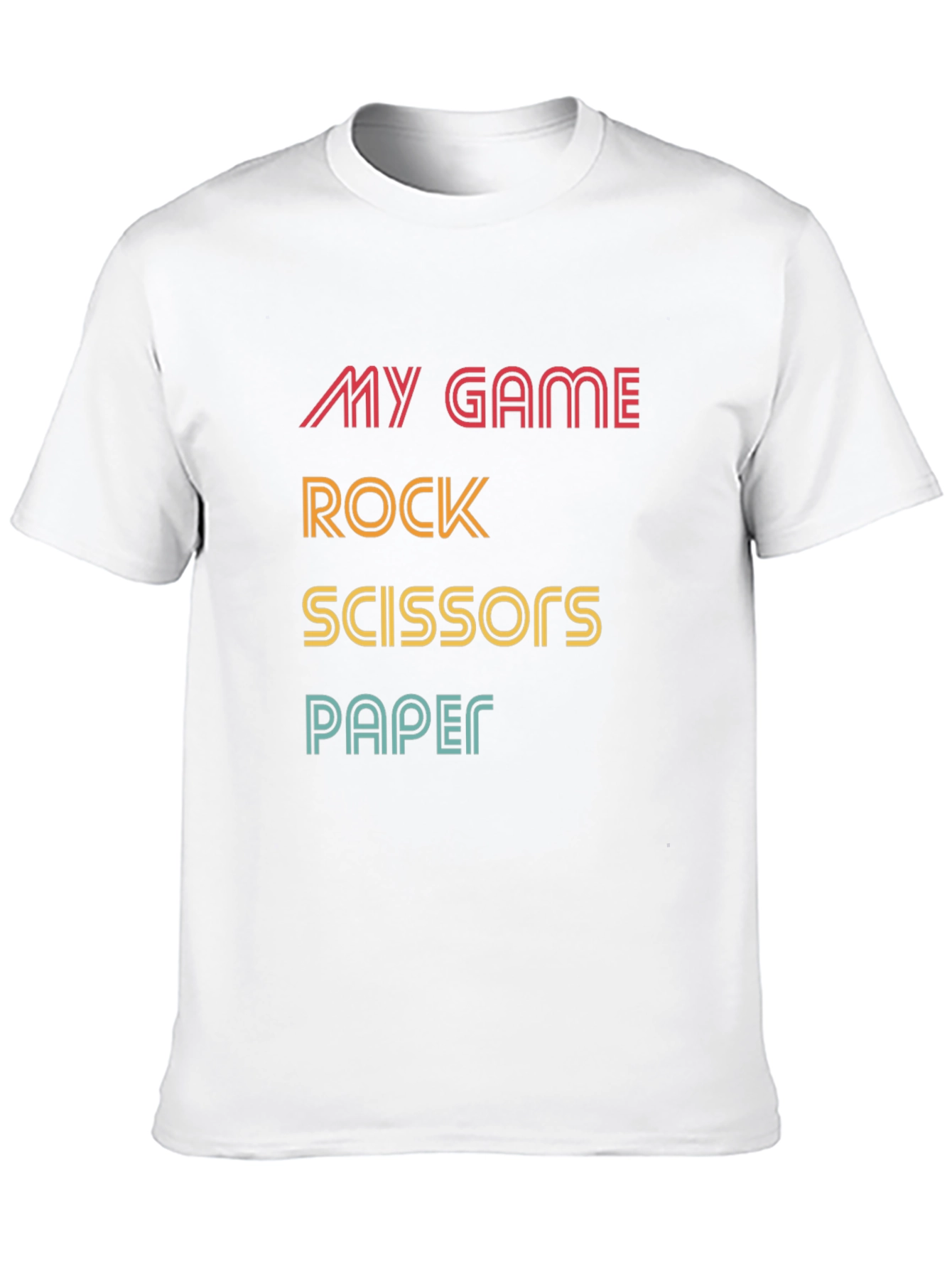 Rock Paper Scissors Graphic T-Shirt