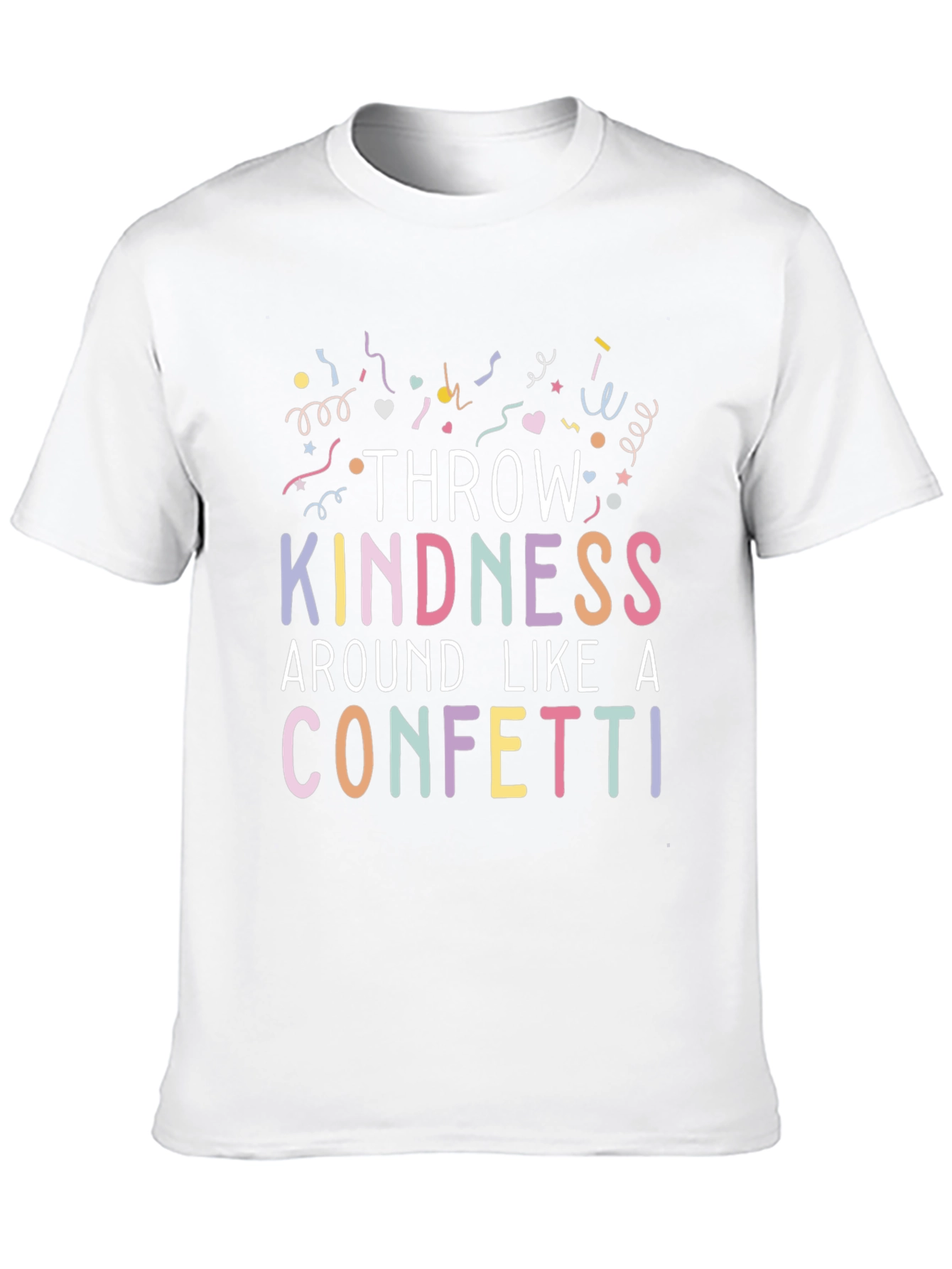 Kindness Confetti Black Tee
