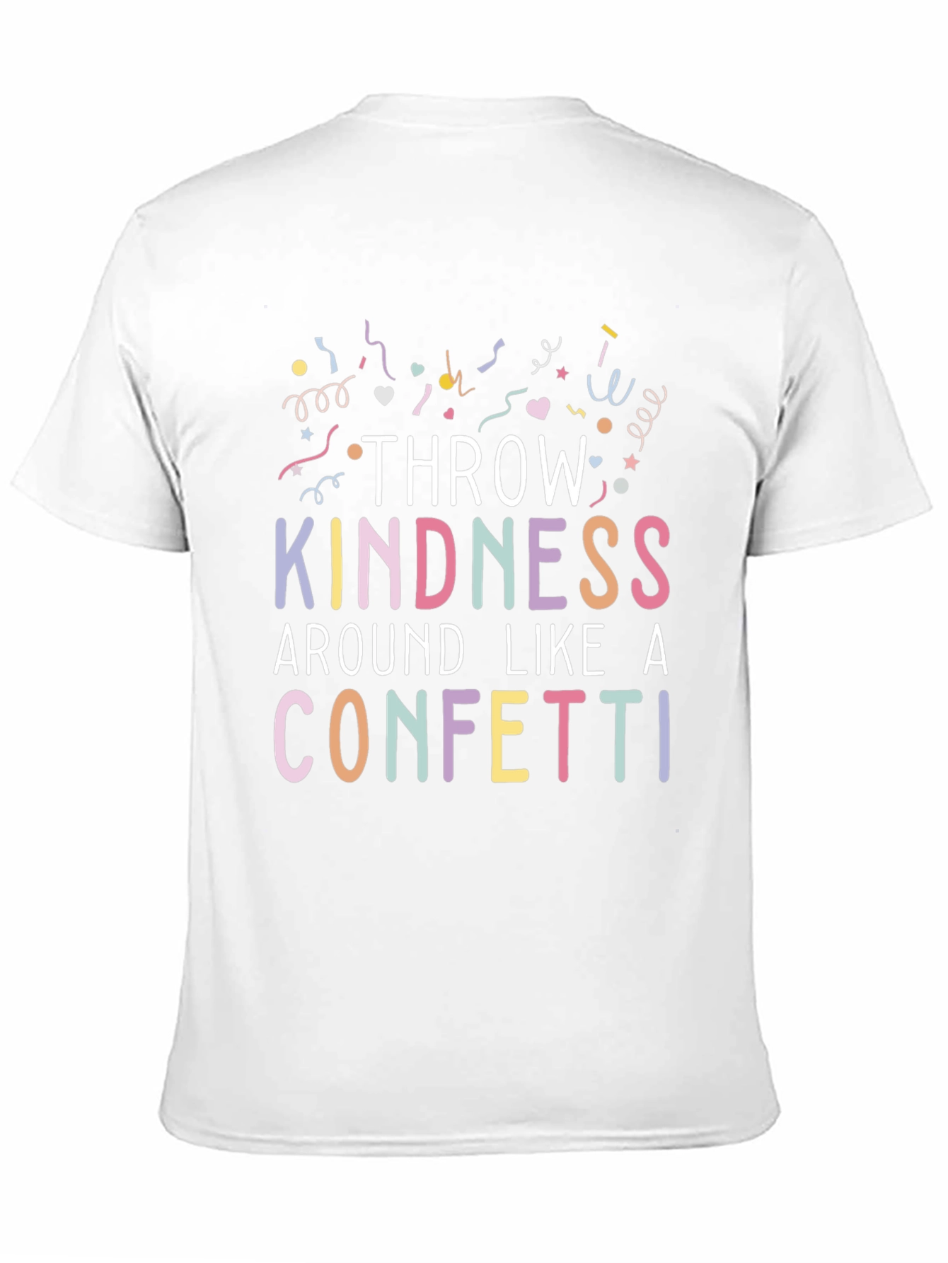 Kindness Confetti Black Tee