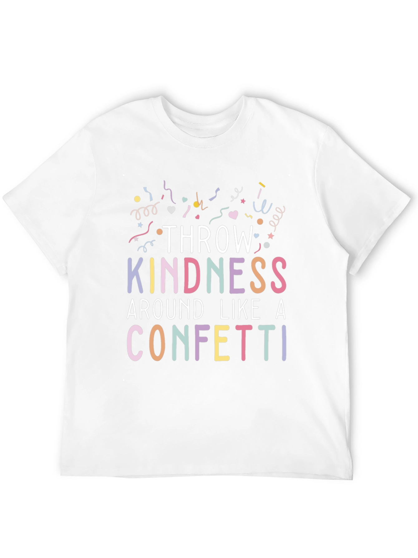 Kindness Confetti Black Tee