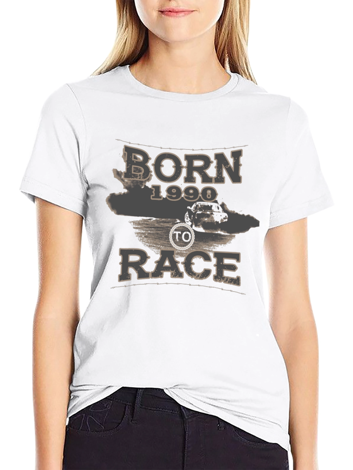 Born 1990 to Race Graphic T-Shirt