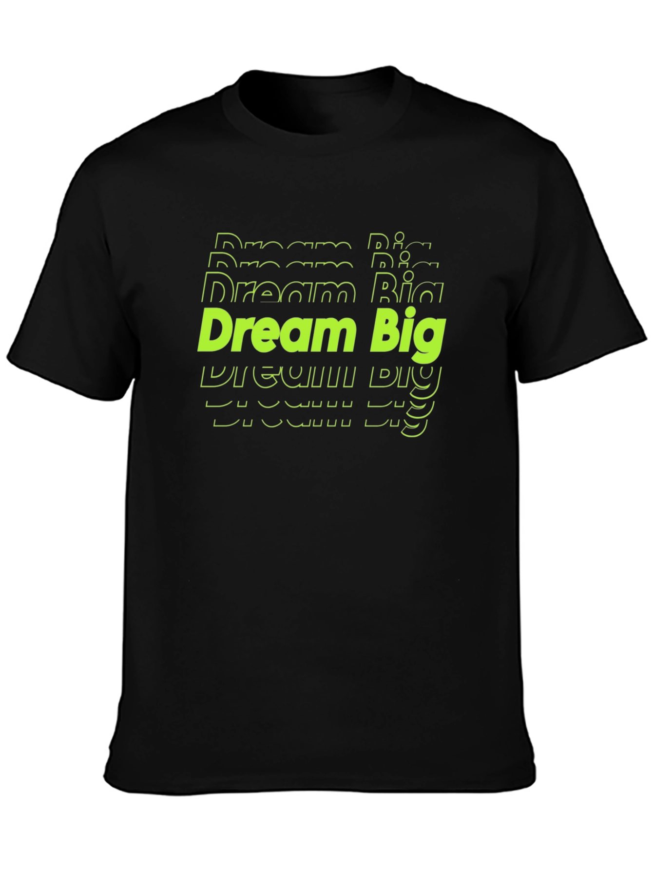 Dream Big Graphic Tee - Black