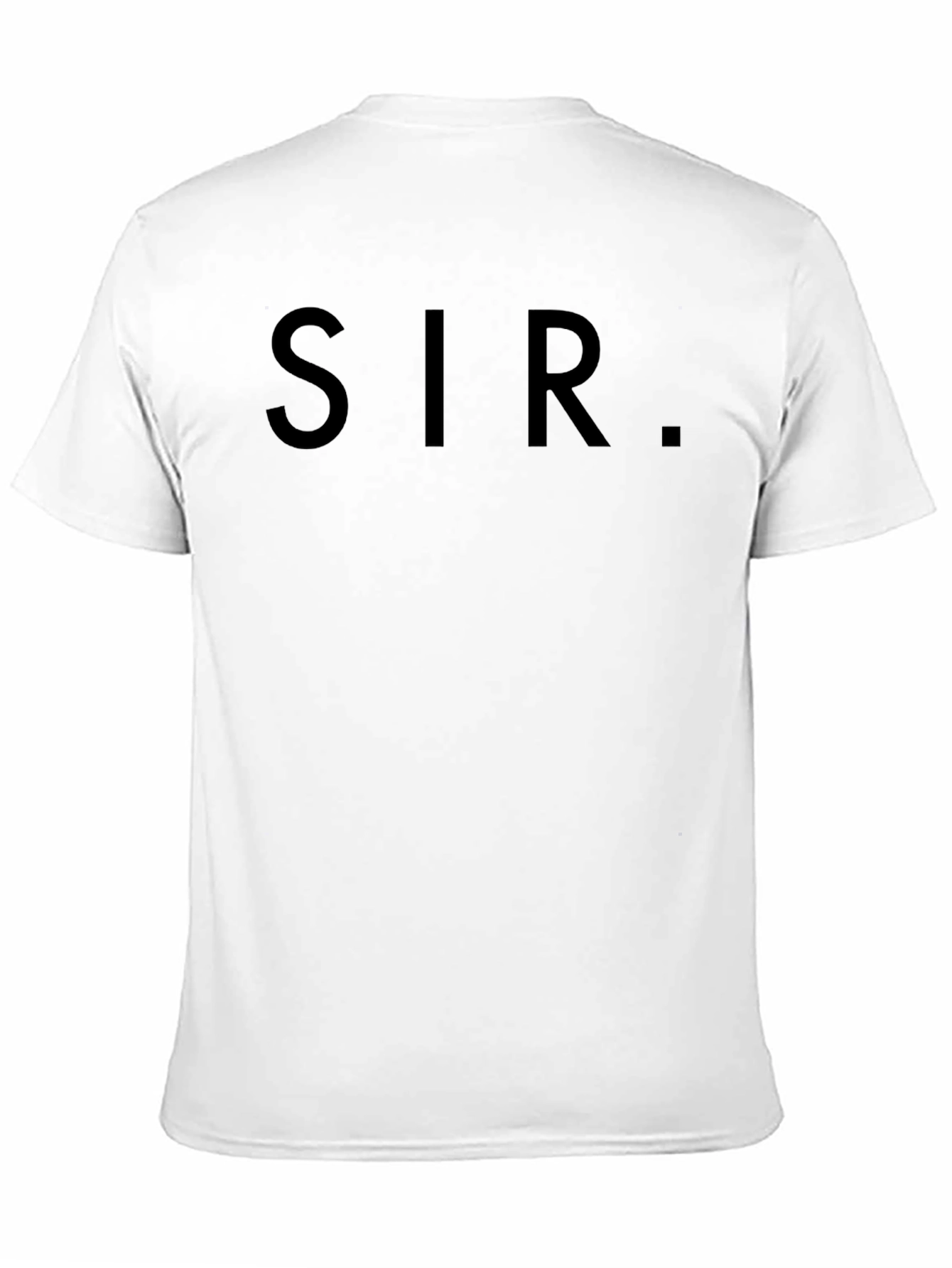 SIR Graphic Tee - Mens Casual Black T-Shirt