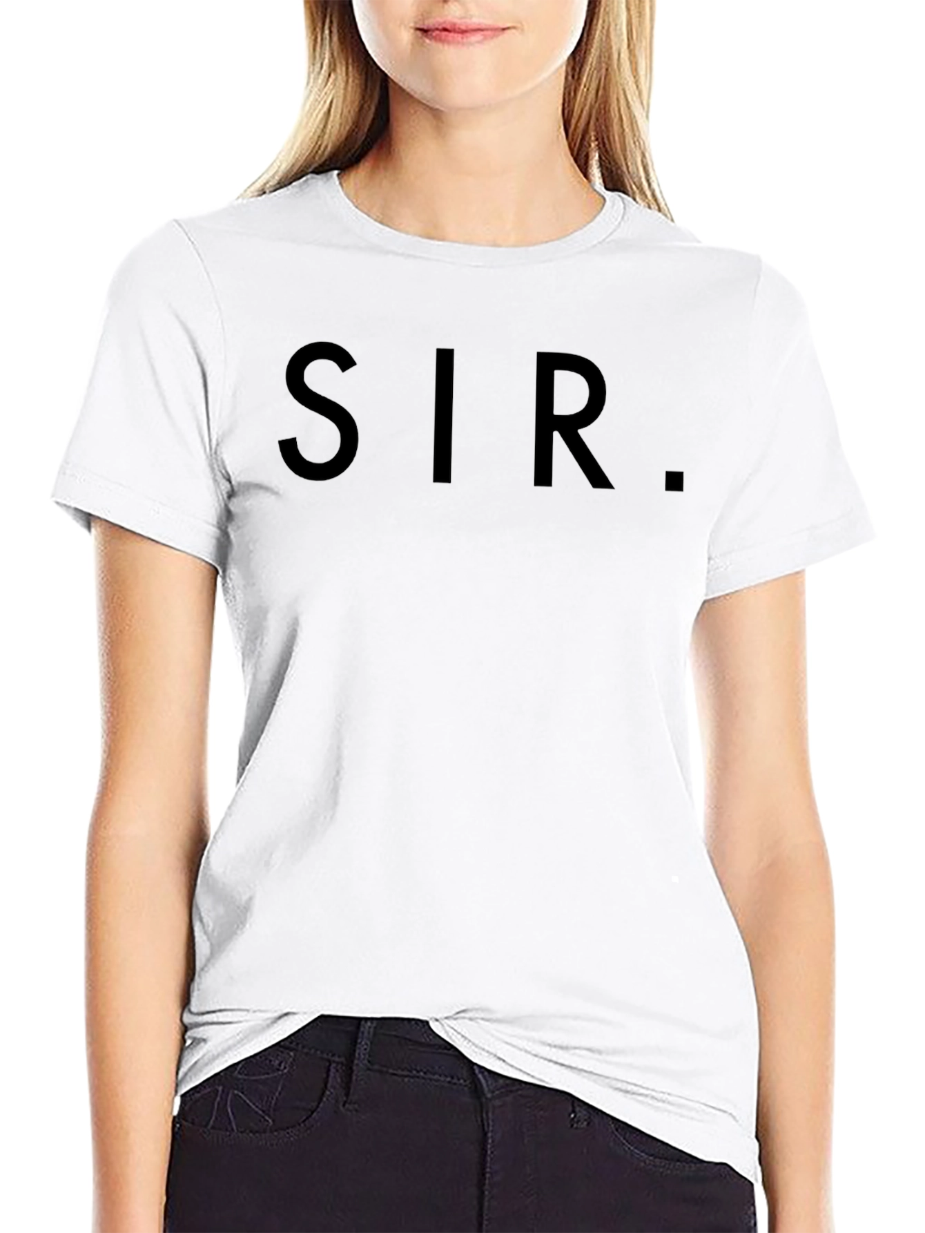 SIR Graphic Tee - Mens Casual Black T-Shirt