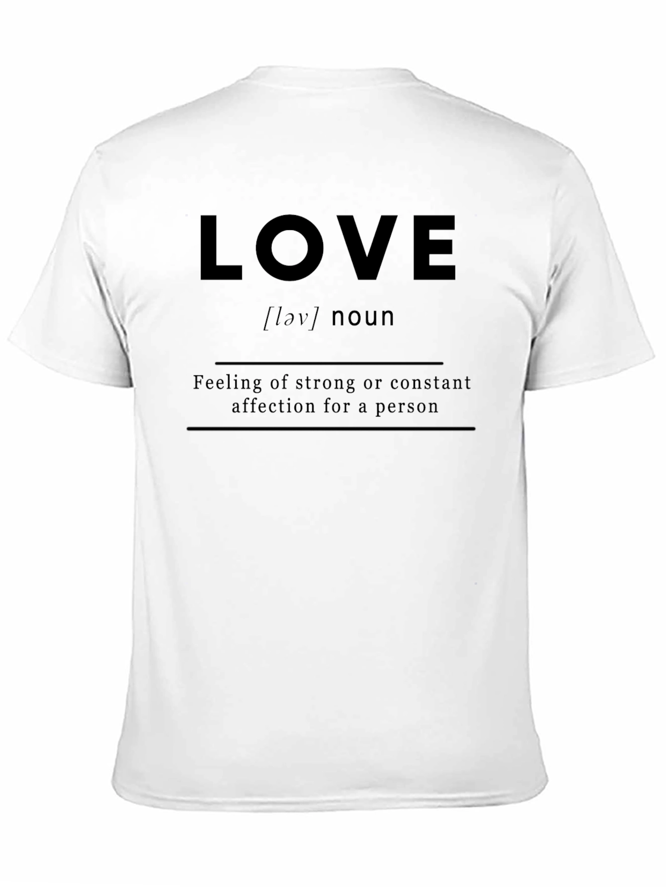 Love Definition T-Shirt - Affectionate Tee