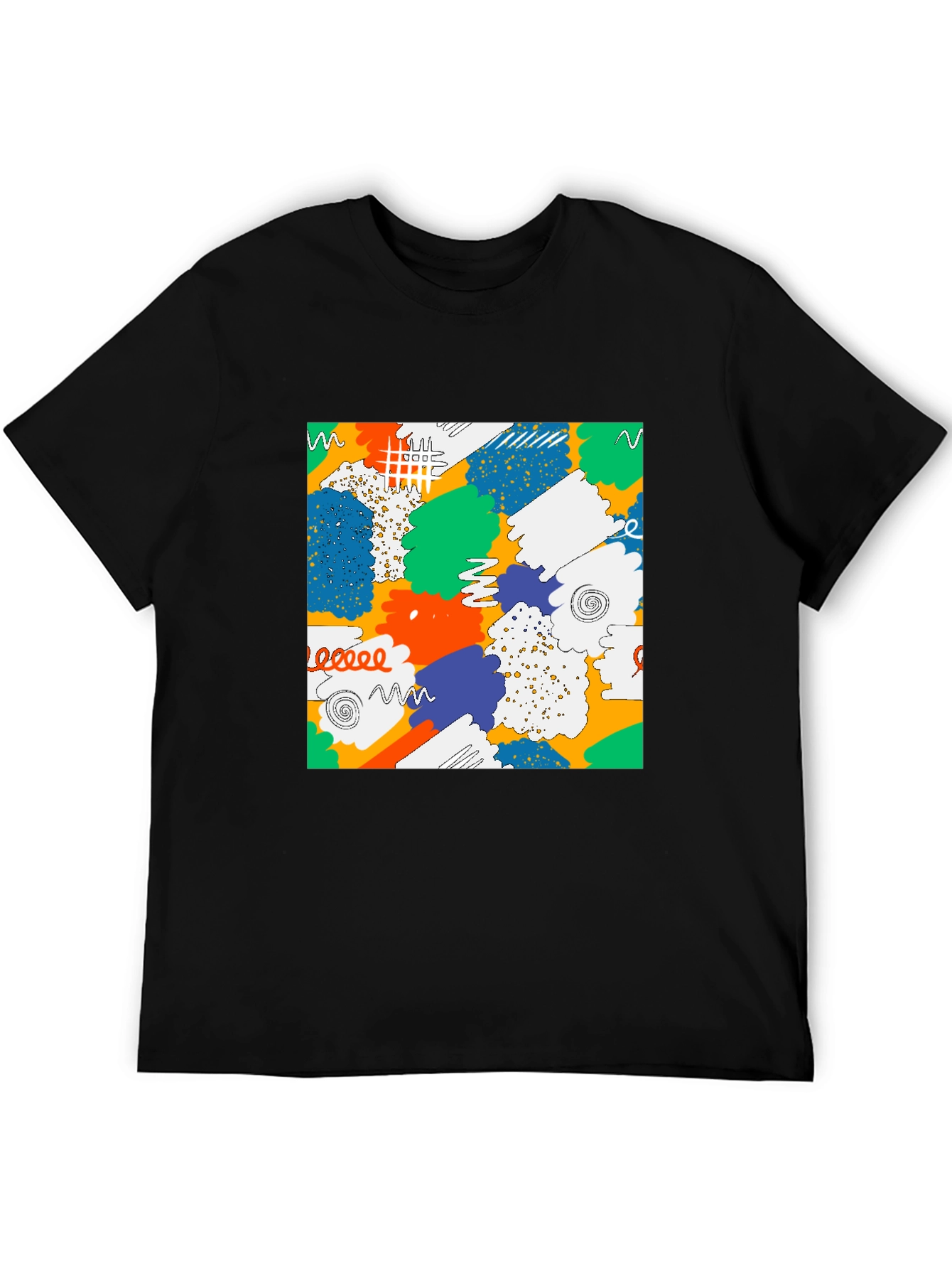 Abstract Pattern Graphic Tee - Unisex