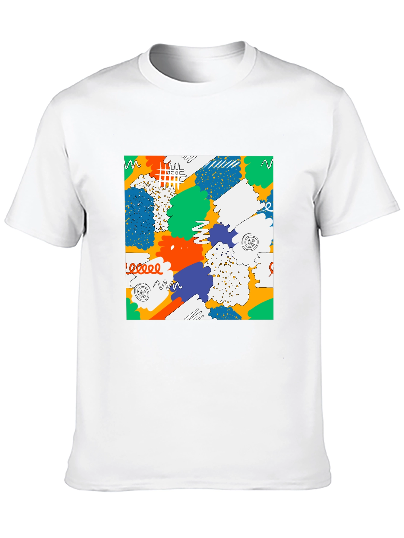 Abstract Pattern Graphic Tee - Unisex