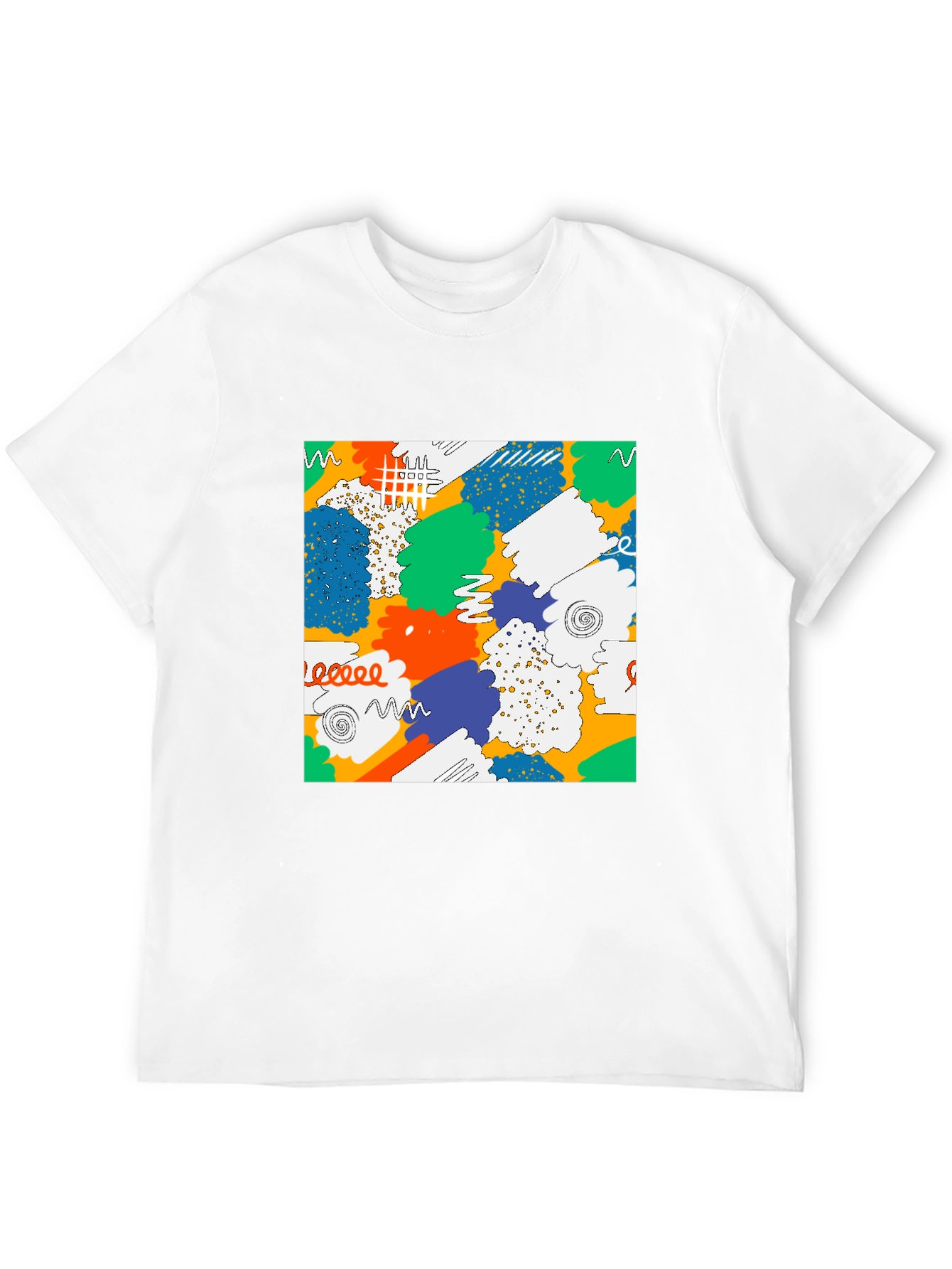 Abstract Pattern Graphic Tee - Unisex