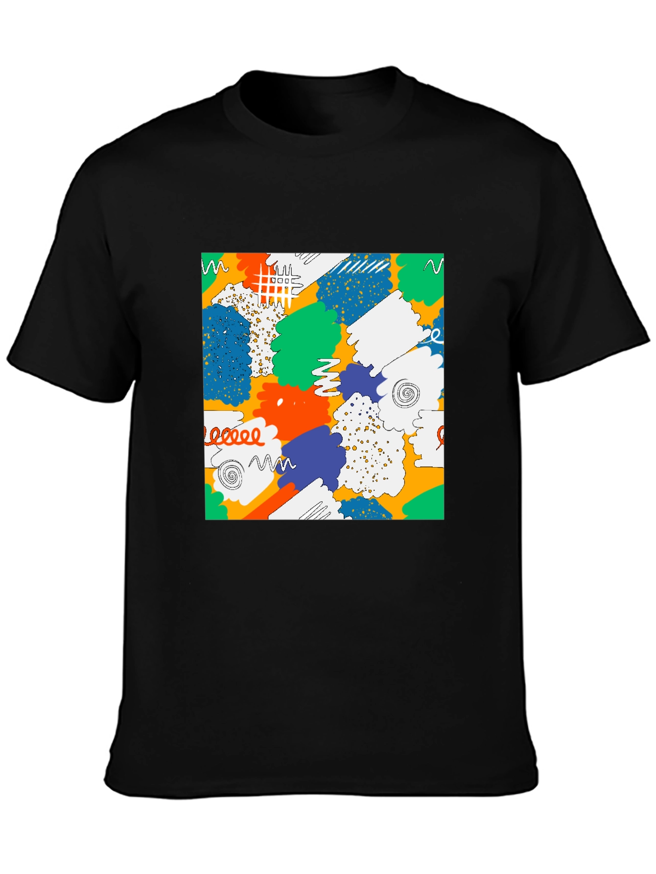 Abstract Pattern Graphic Tee - Unisex