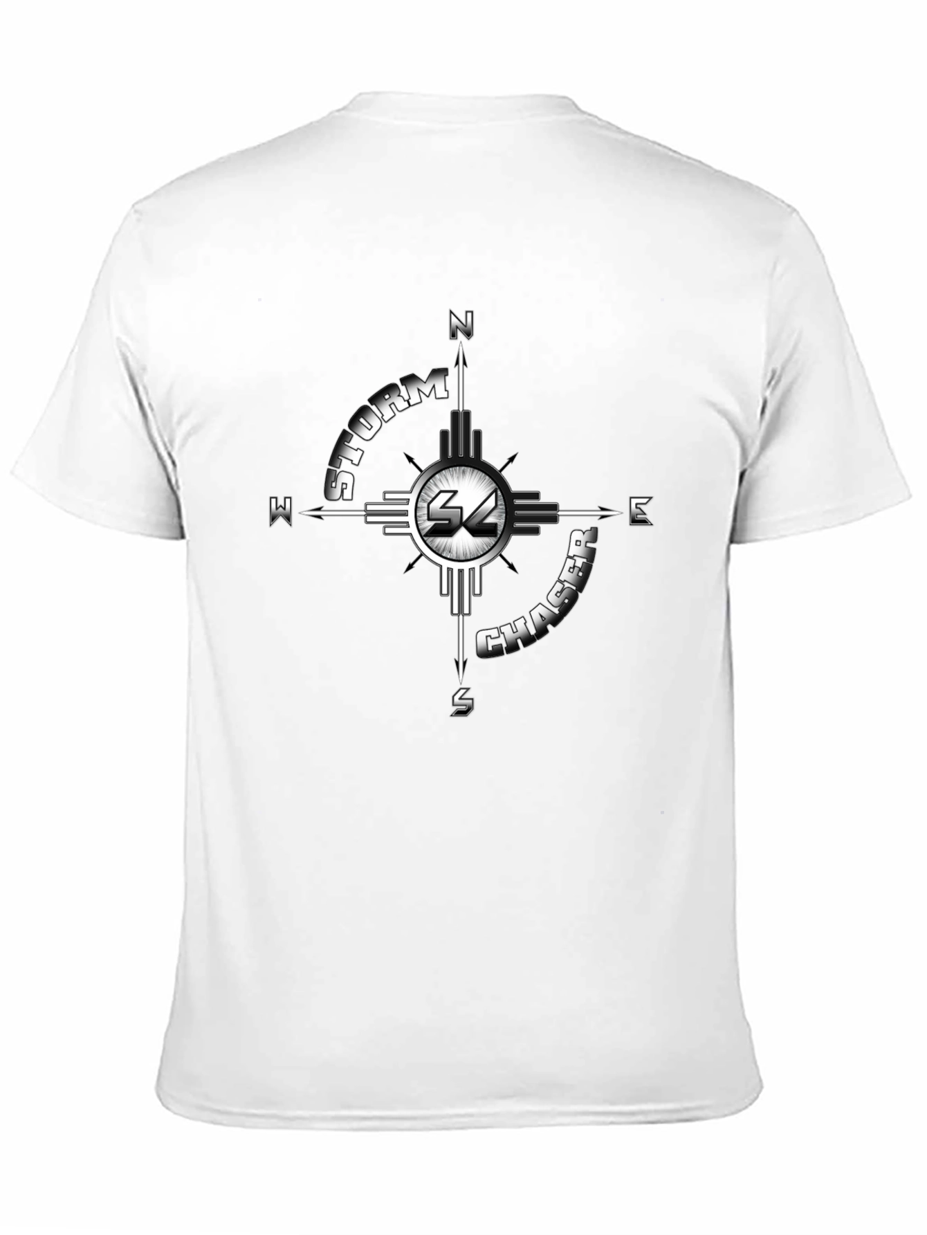 Storm Chaser Compass Graphic Tee - Black