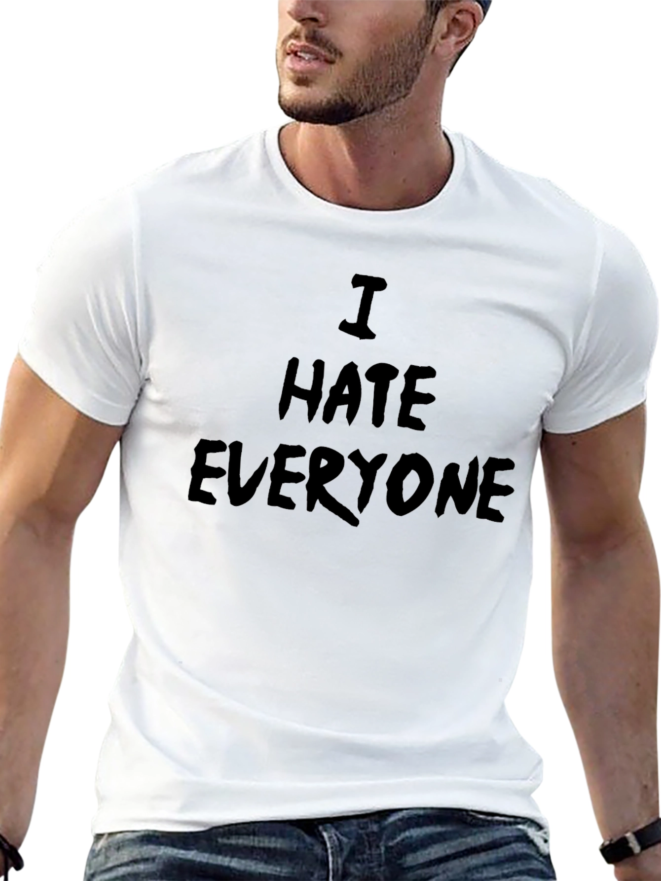 I Hate Everyone Graphic T-Shirt - Bold Statement Tee