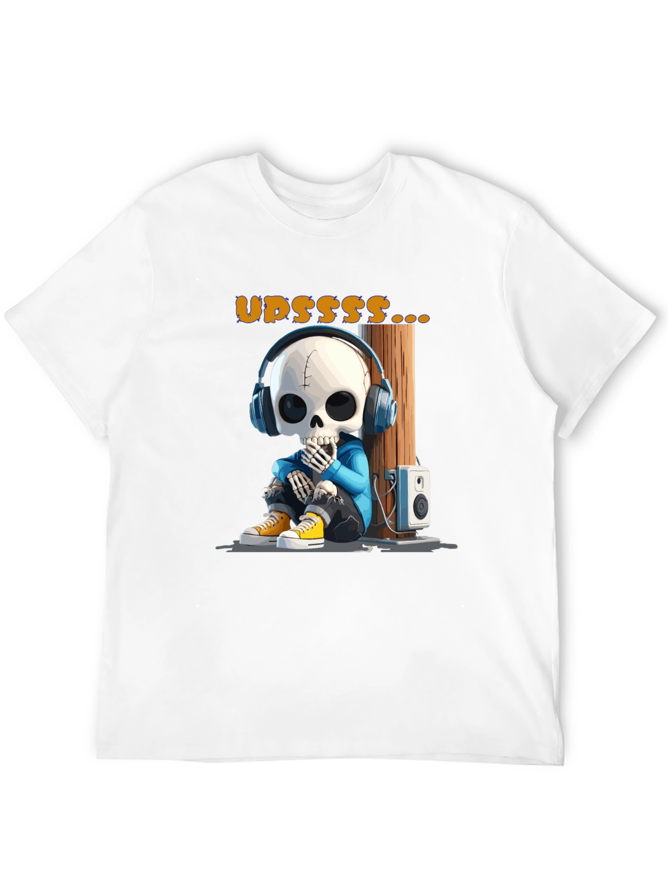 Skeleton DJ Graphic Tee - Updsss... Style