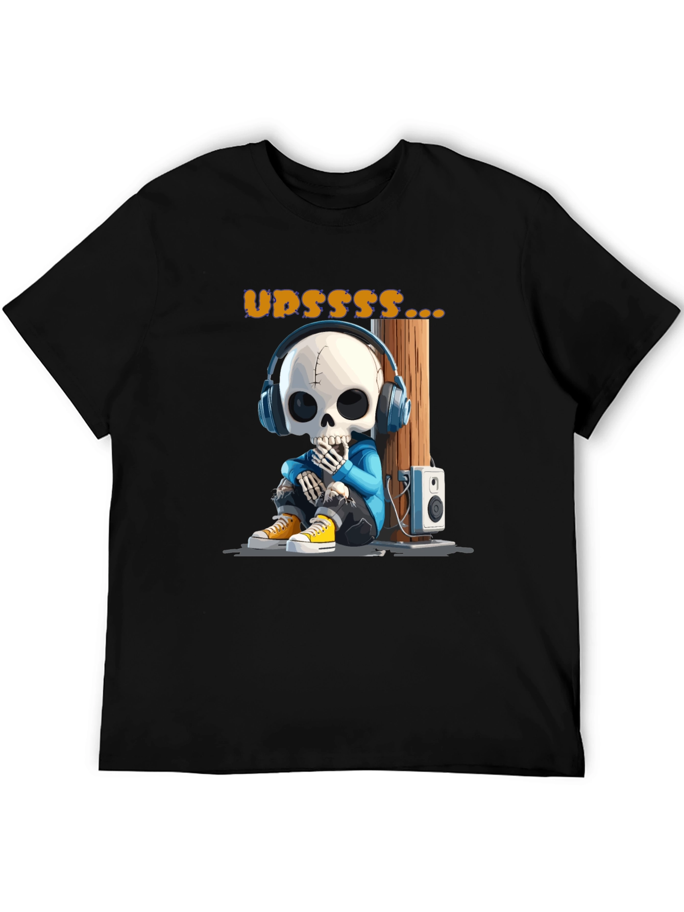 Skeleton DJ Graphic Tee - Updsss... Style