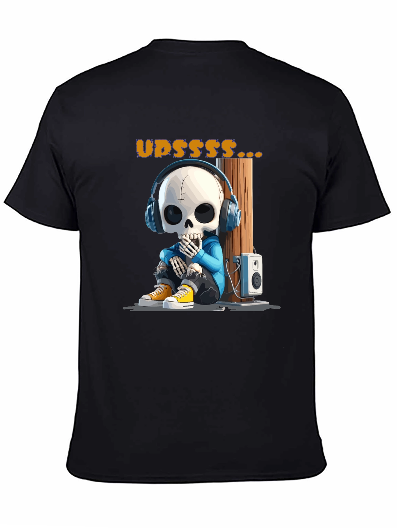 Skeleton DJ Graphic Tee - Updsss... Style