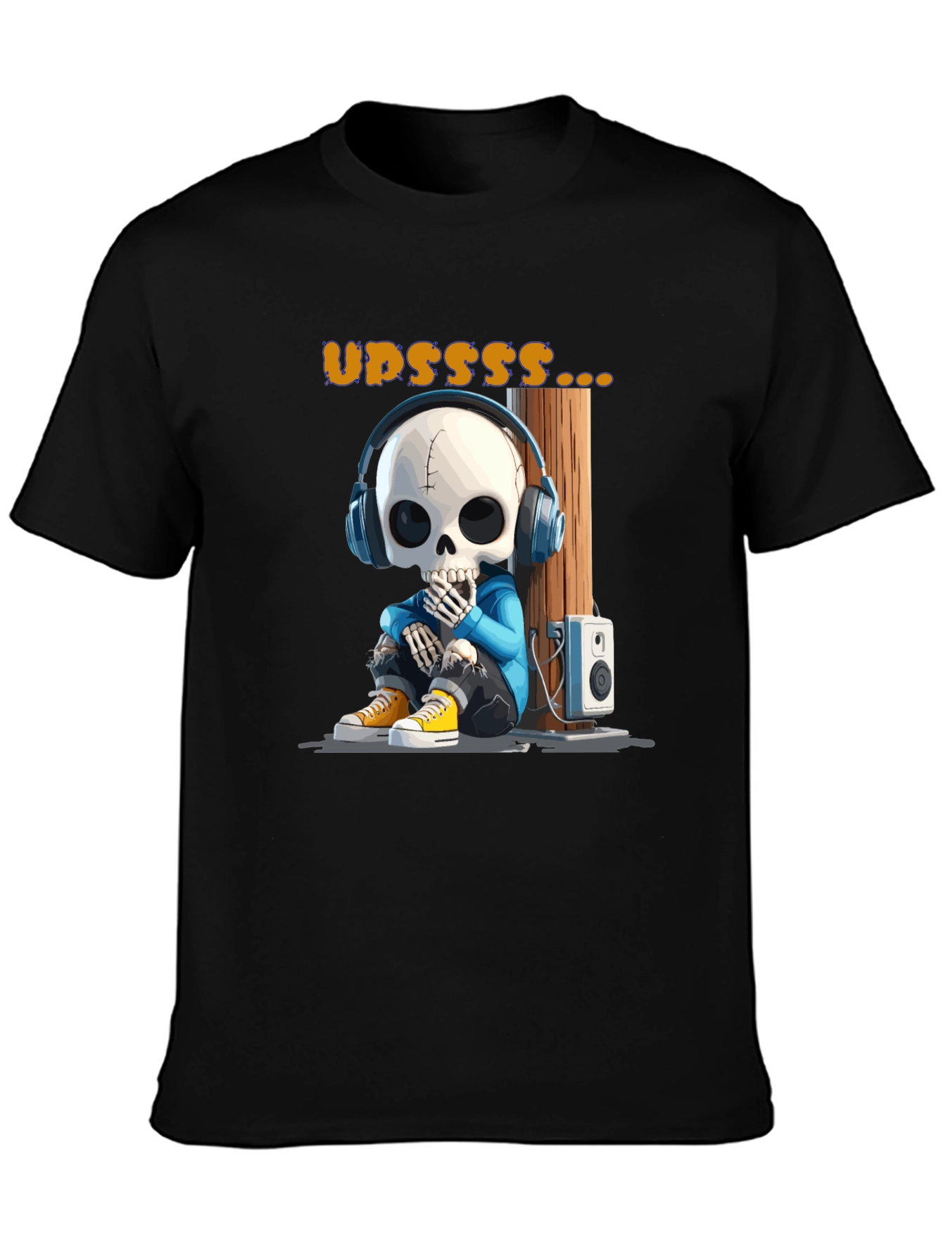 Skeleton DJ Graphic Tee - Updsss... Style