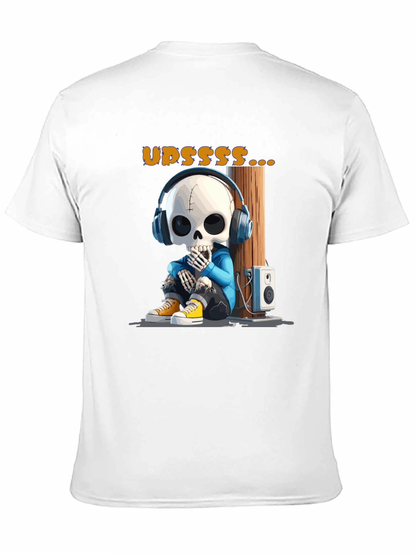Skeleton DJ Graphic Tee - Updsss... Style