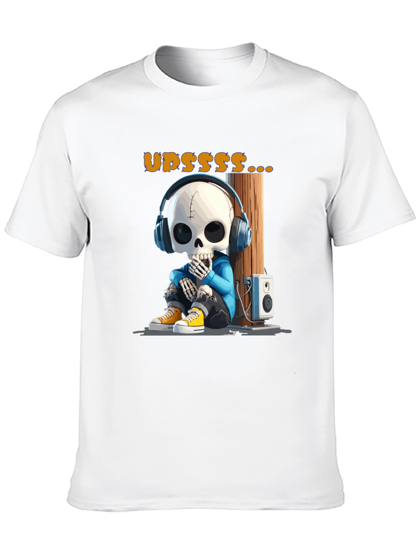 Skeleton DJ Graphic Tee - Updsss... Style