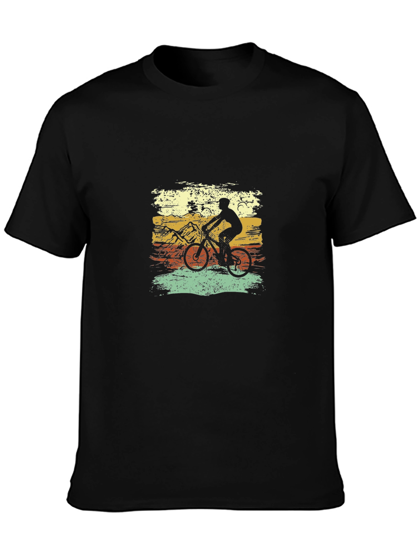 Retro Mountain Biker Graphic Tee