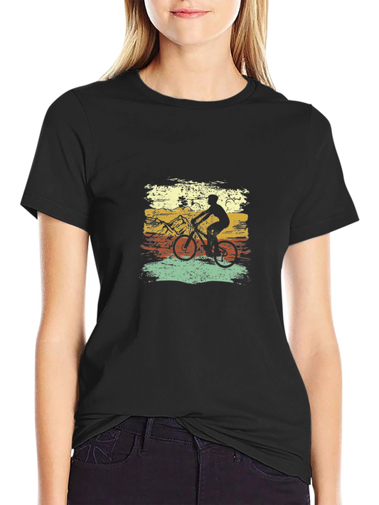 Retro Mountain Biker Graphic Tee