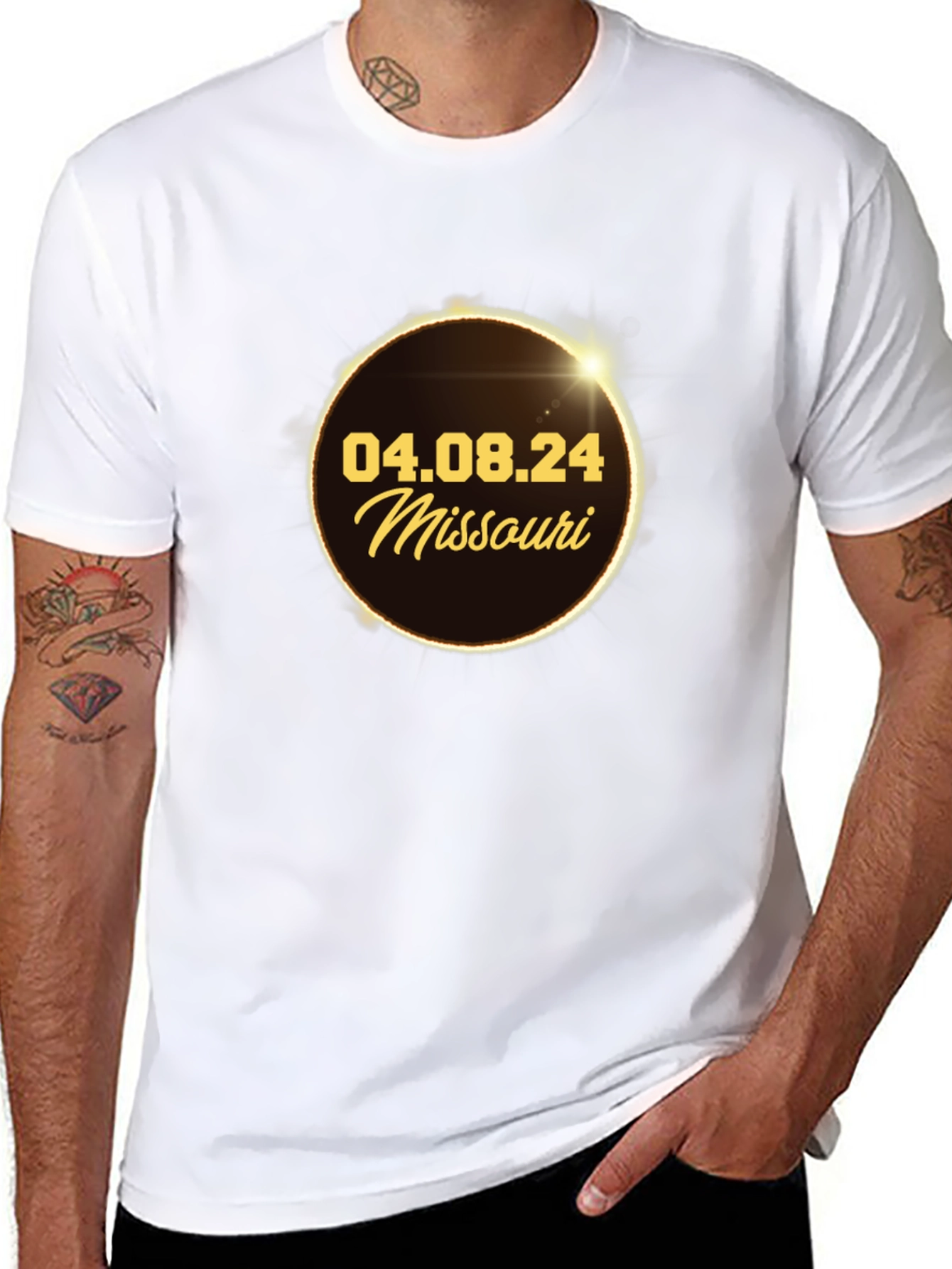 Eclipse Missouri 2024 T-Shirt - Total Solar Eclipse Souvenir